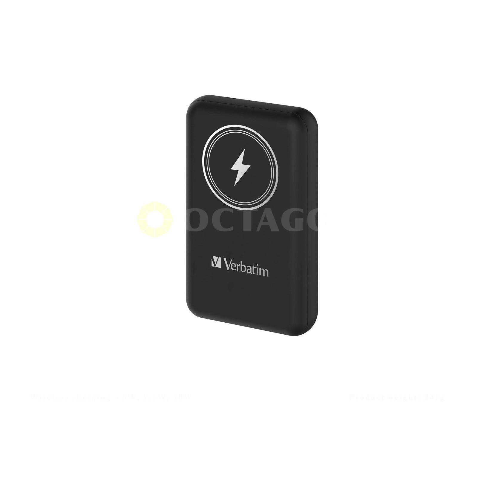 VERBATIM 66906 POWER PACK 10000MAH MAGNETIC WIRELESS CHARGING (BLACK)