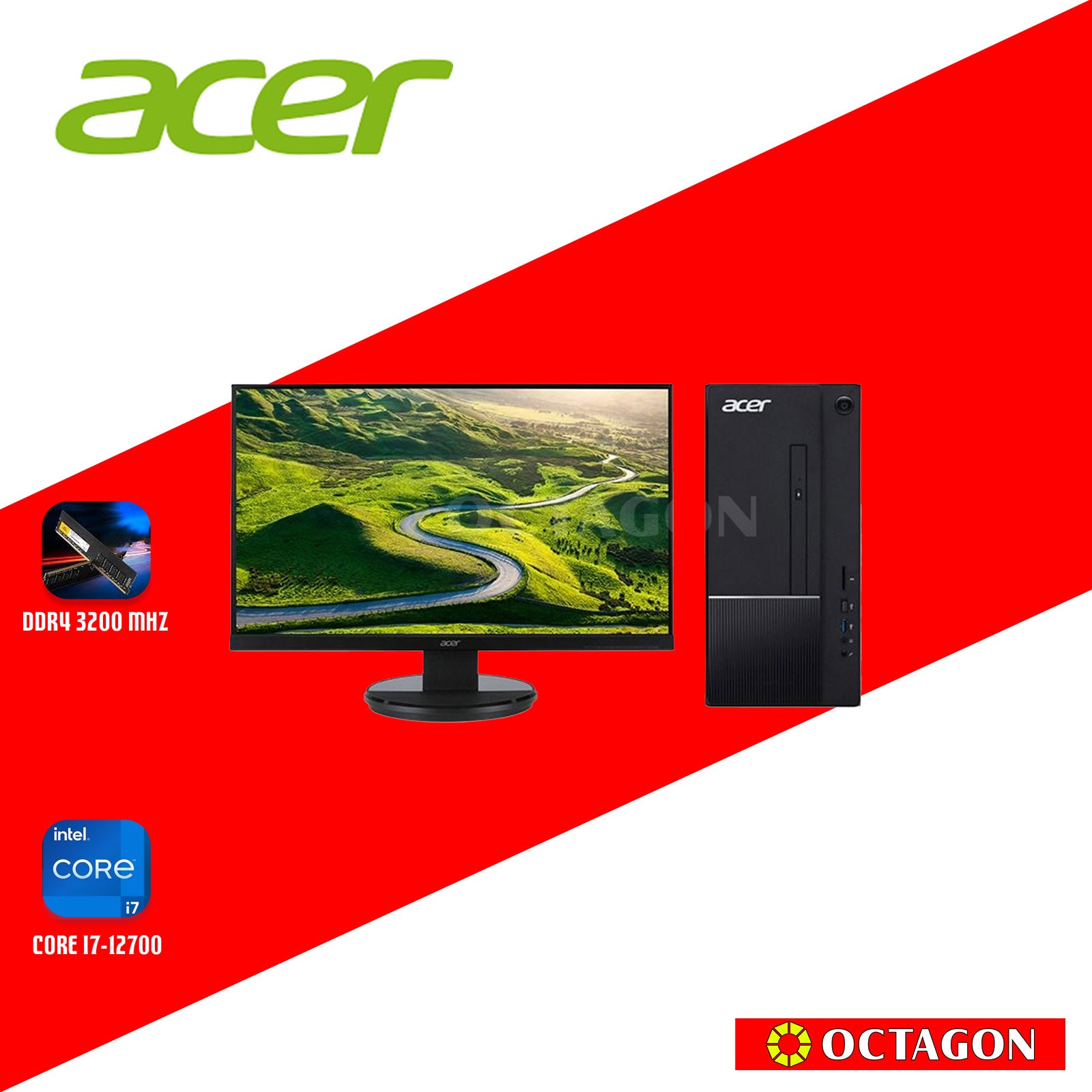 ACER ASPIRE TC1750-I78G/ CORE I7-12700