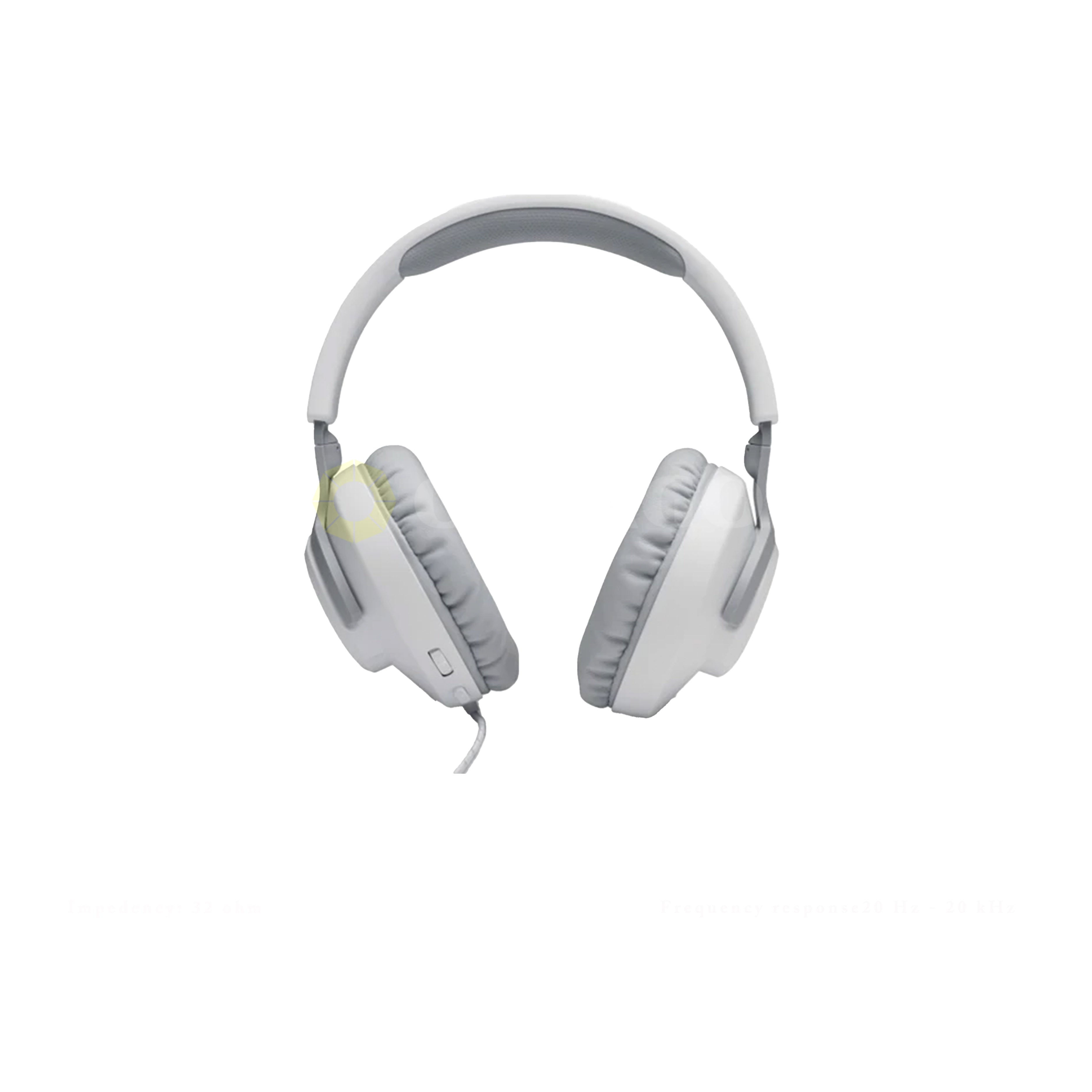 JBL QUANTUM 100 WHITE HEADSET OVER-EAR