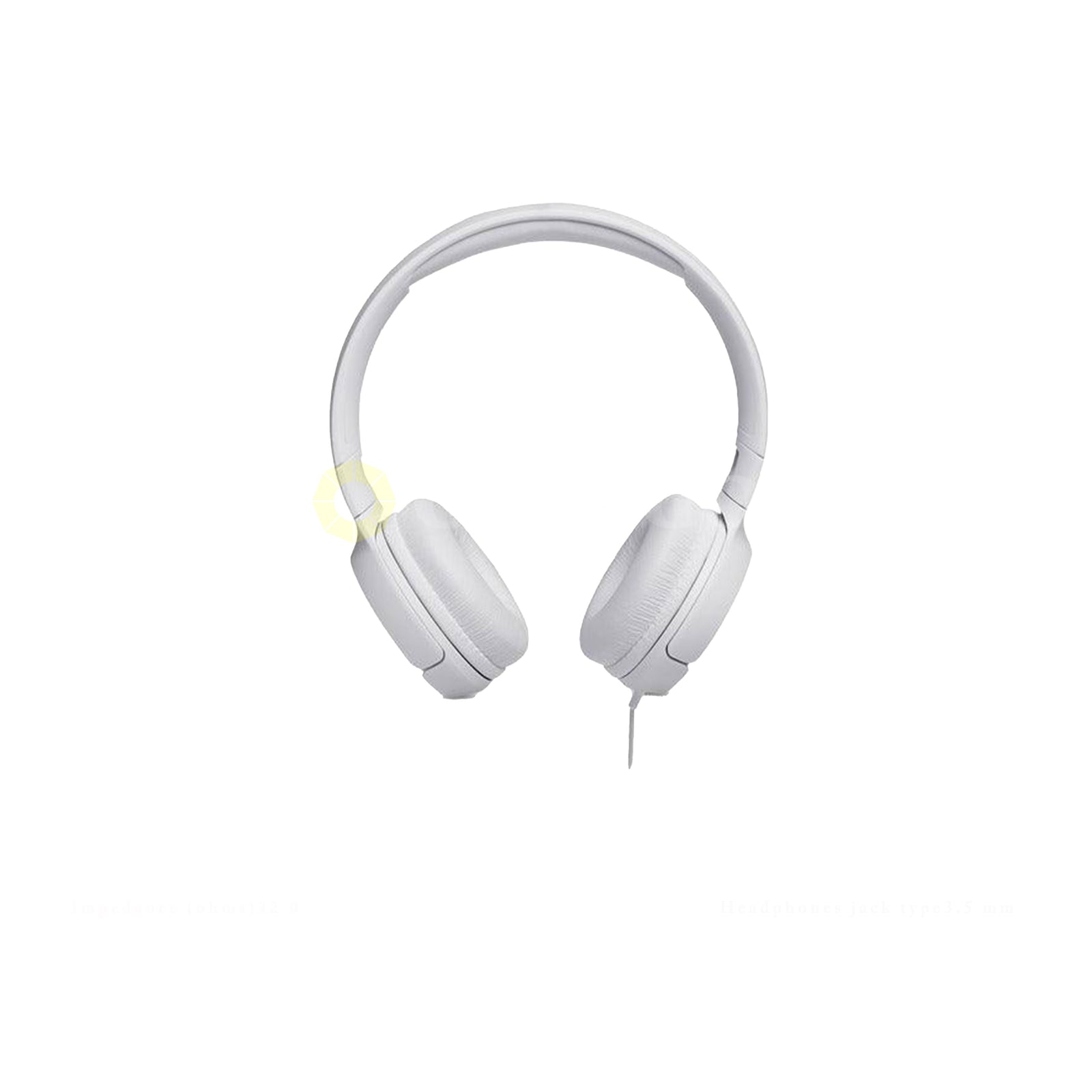 JBL T500 WHITE WIRED ON EAR HEADPHONE