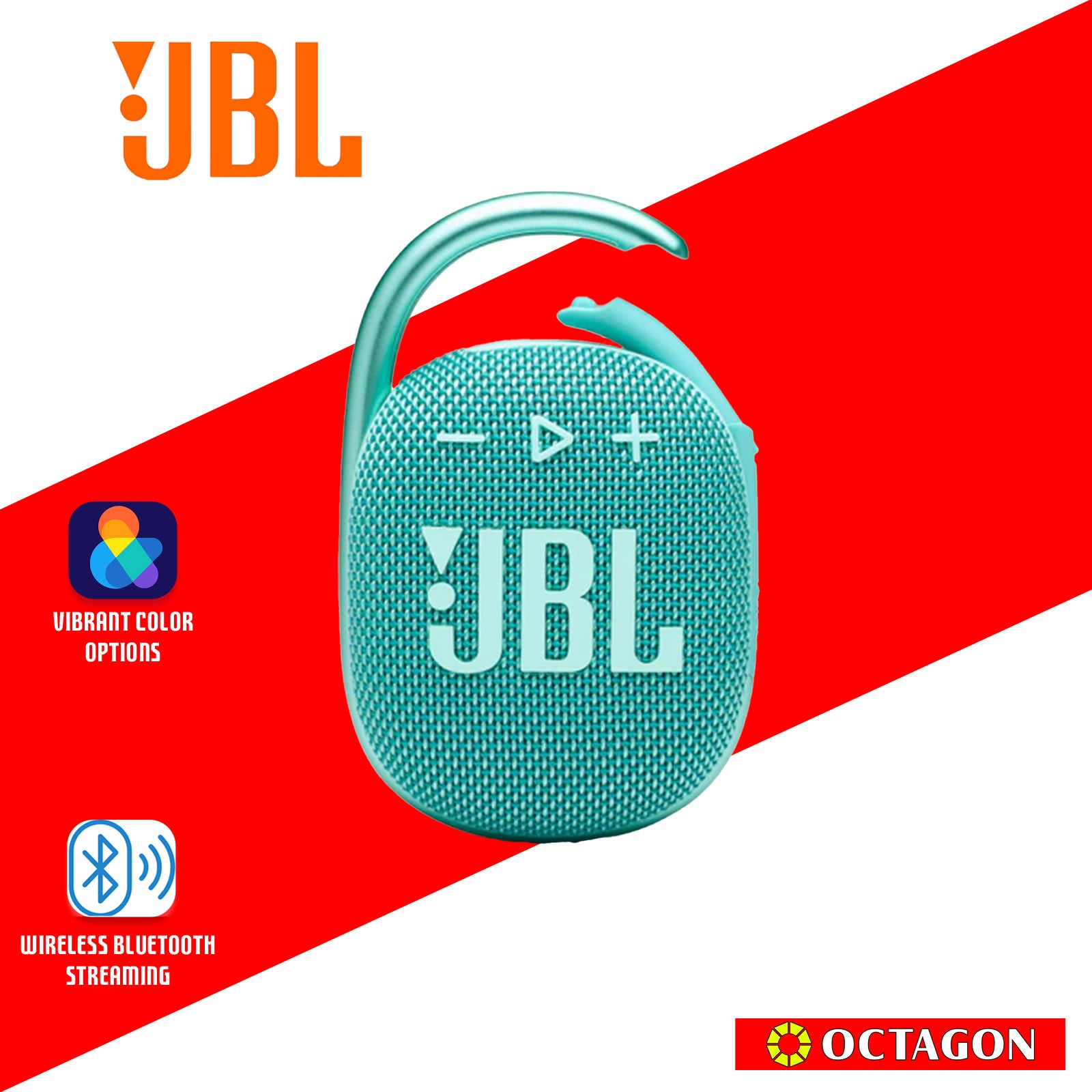 JBL CLIP 4 TEAL BT SPEAKER ULTRA