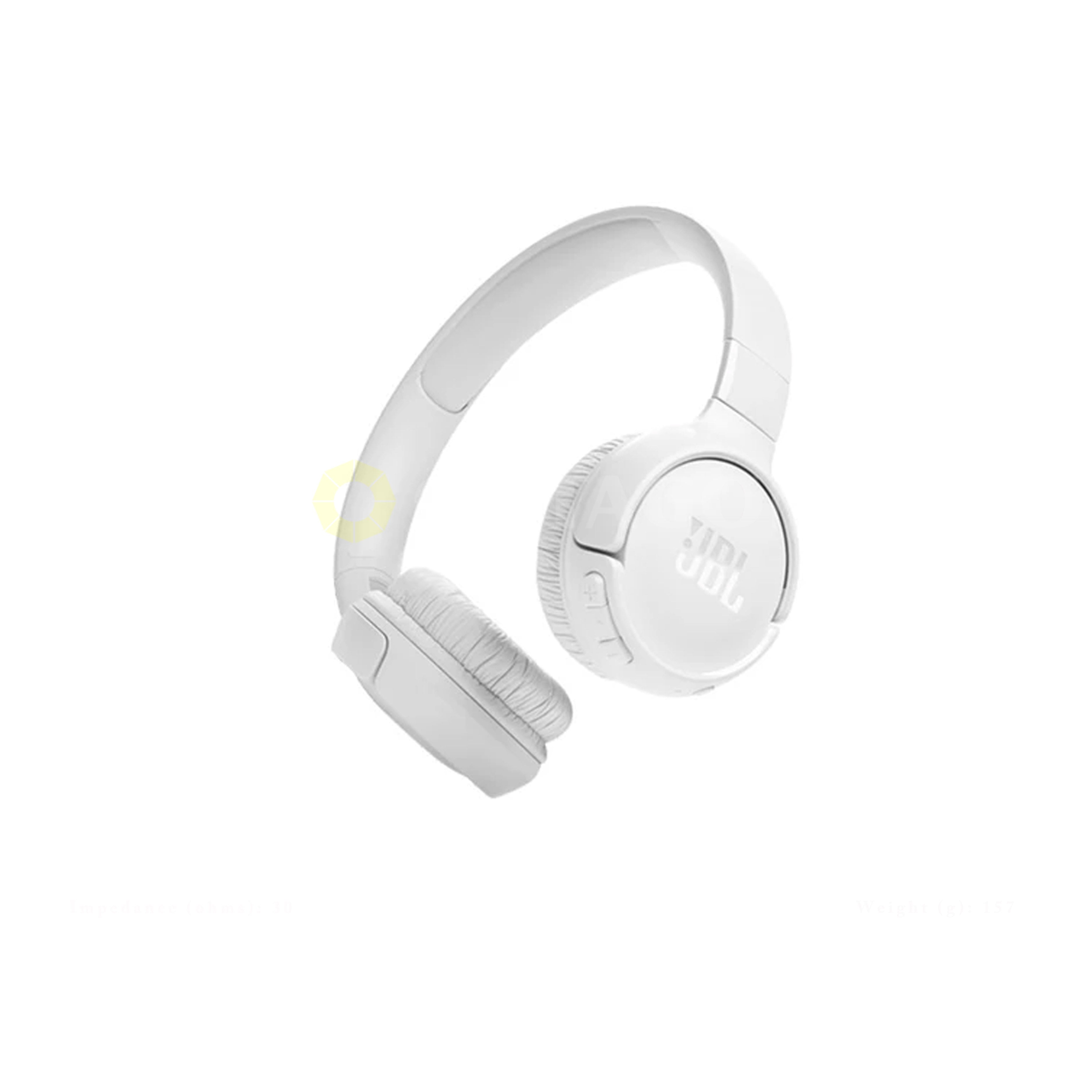 JBL T520BT WHITE WIRELESS ON-EAR