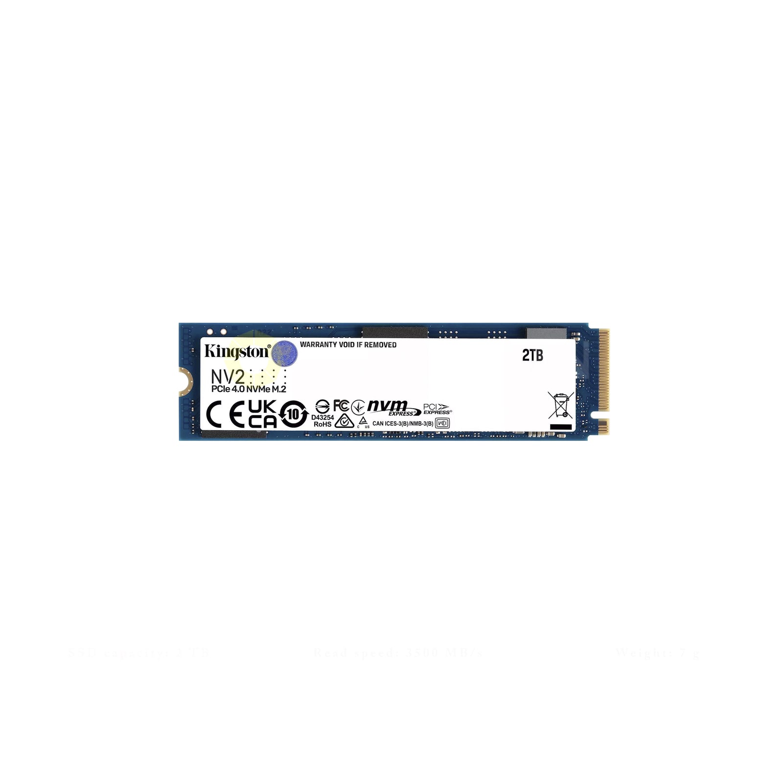 KINGSTON 2TB SSD SNV2S M.2 NVME