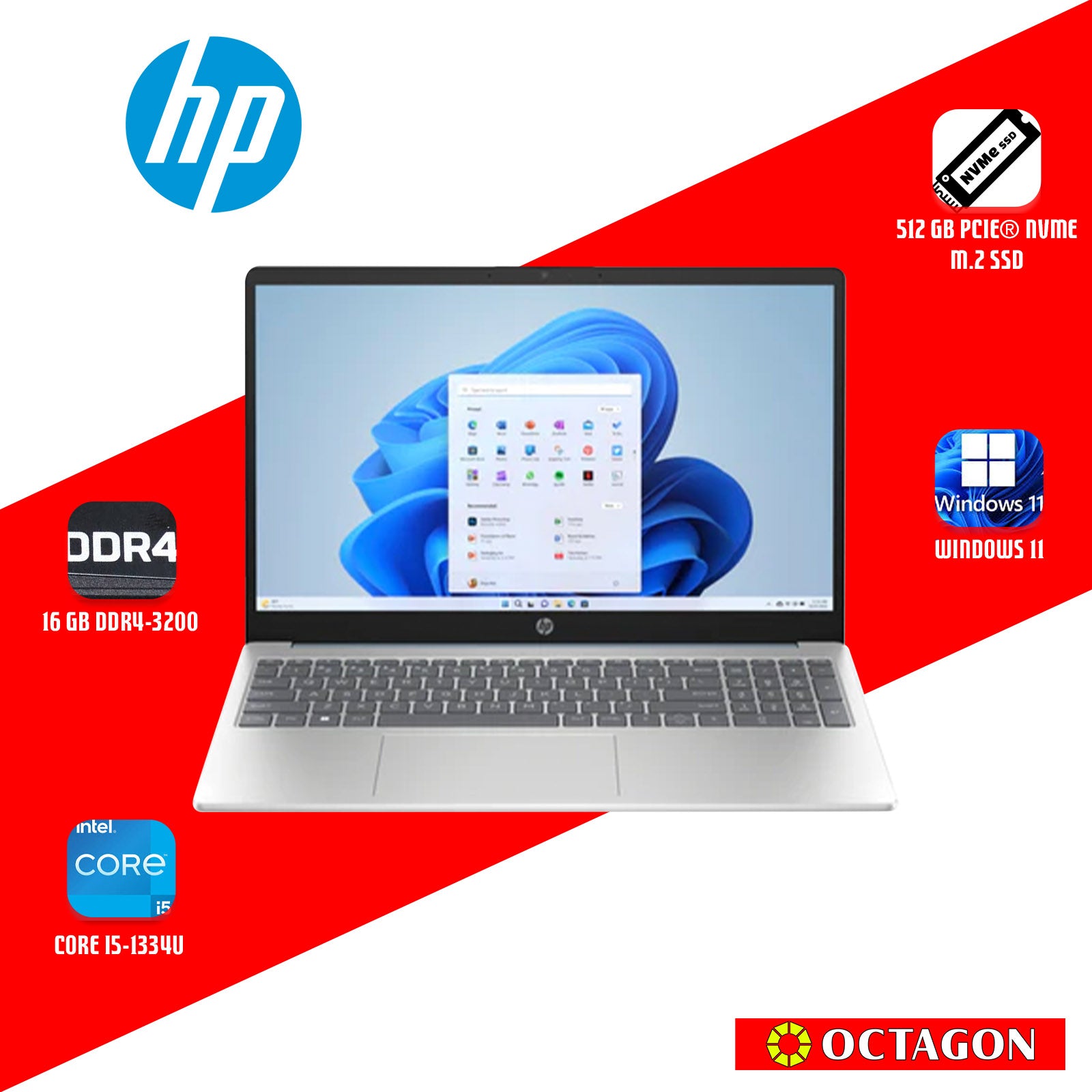 HP 15-FD0252TU/ CORE I5-1334U/ 16GB DDR4