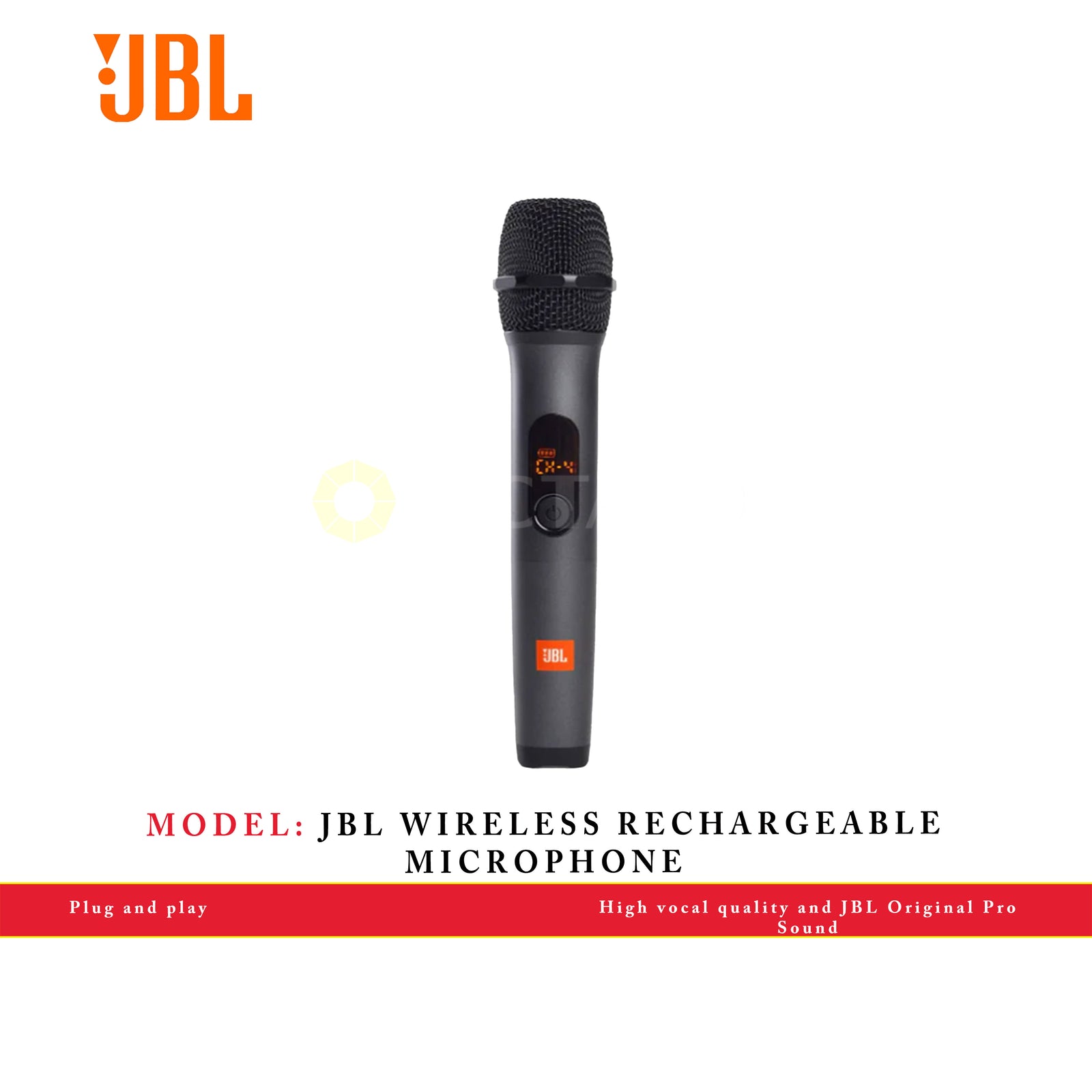 JBL WIRELESS RECHARGEABLE MICROPHONE