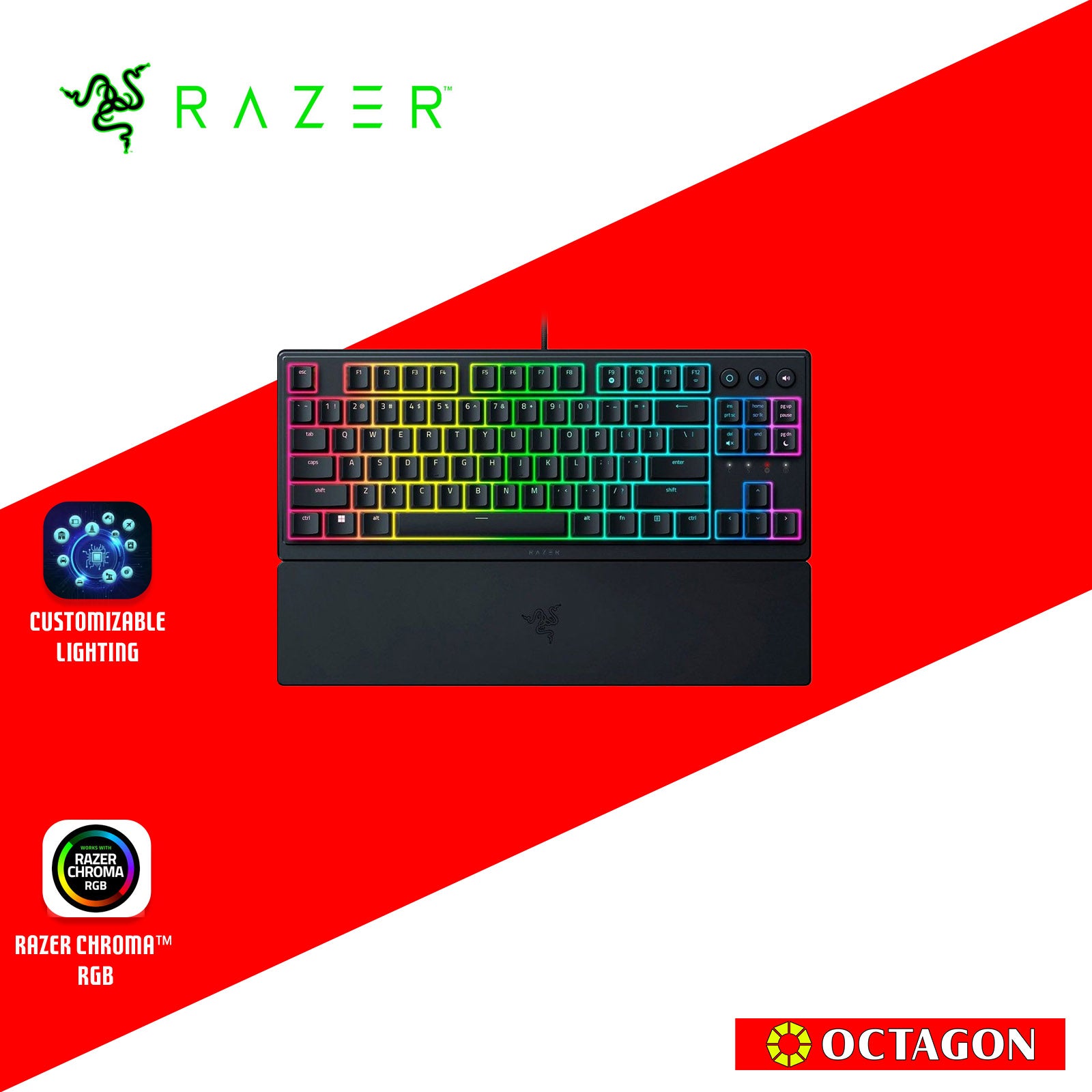 RAZER ORNATA V3 TENKEYLESS LOW PROFILE KEYBOARD