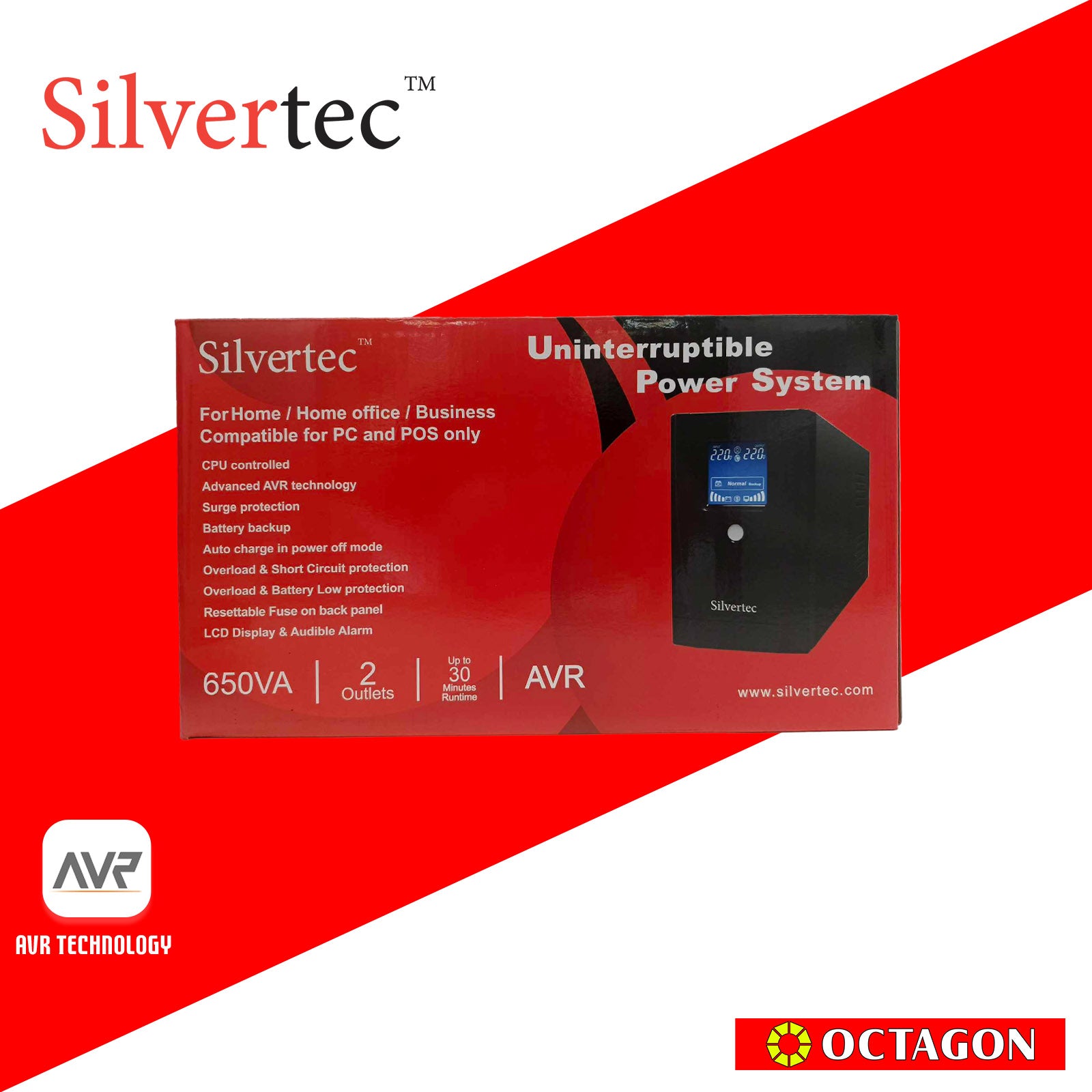 SILVERTEC POWERPLUS 650PR UPS