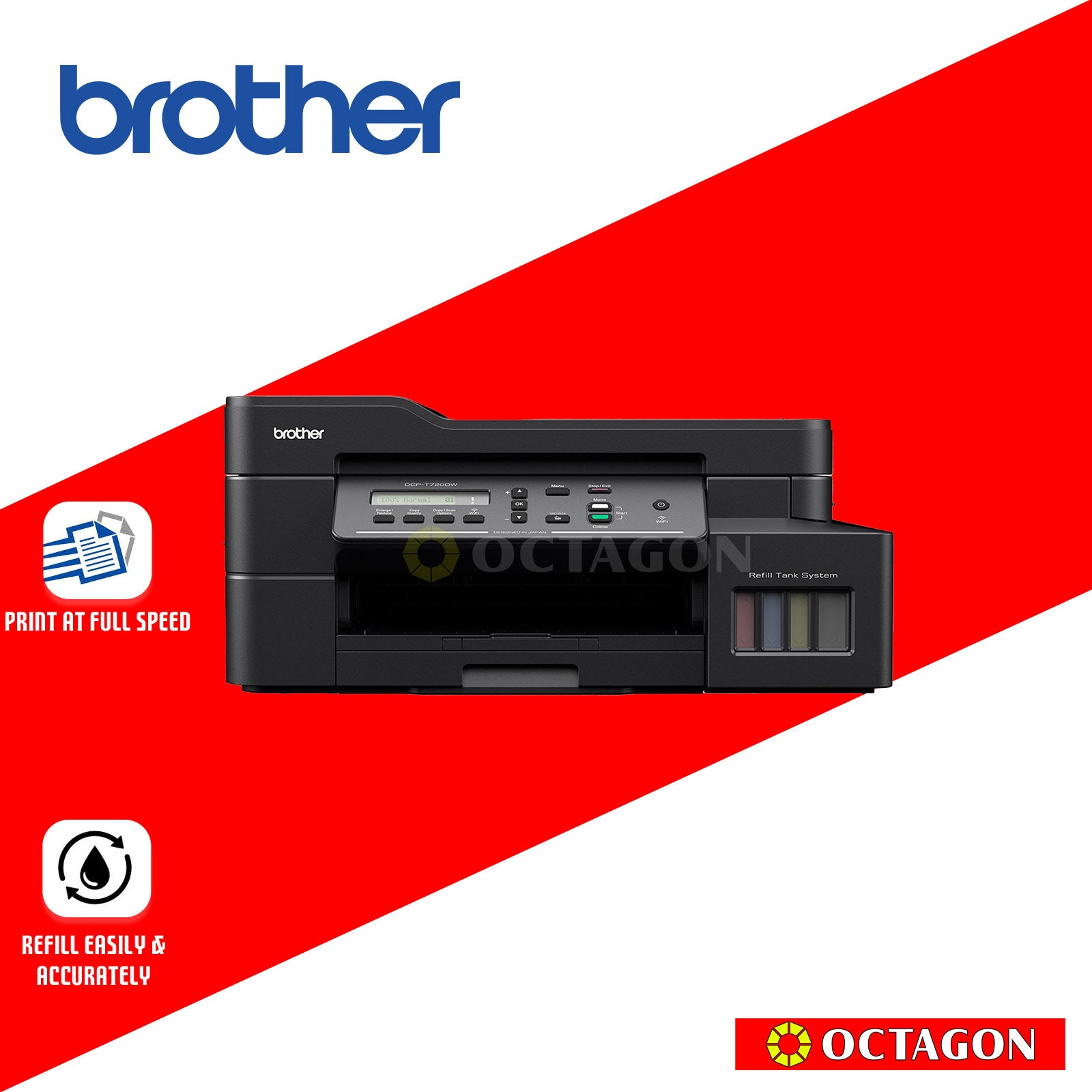 BROTHER DCP-T720DW RTS PRINTER