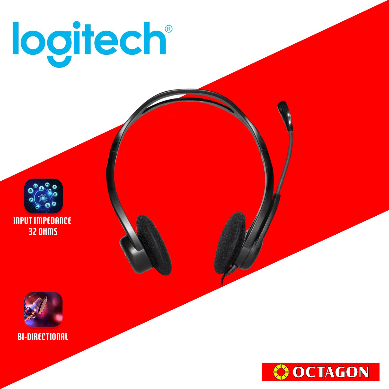 LOGITECH H370 USB COMPUTER HEADSET