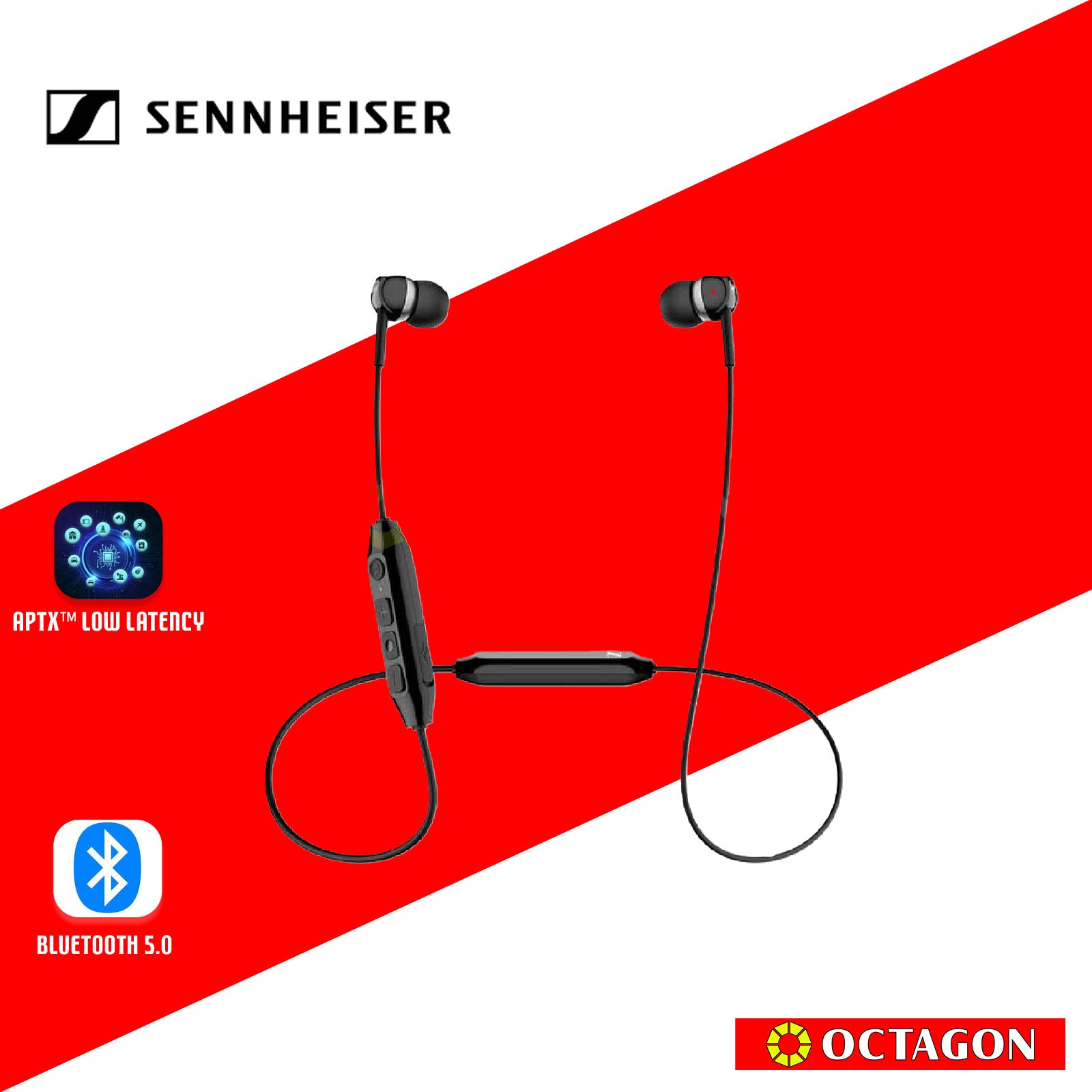 SENNHEISER CX350BT BLACK IN-EAR HEADSET