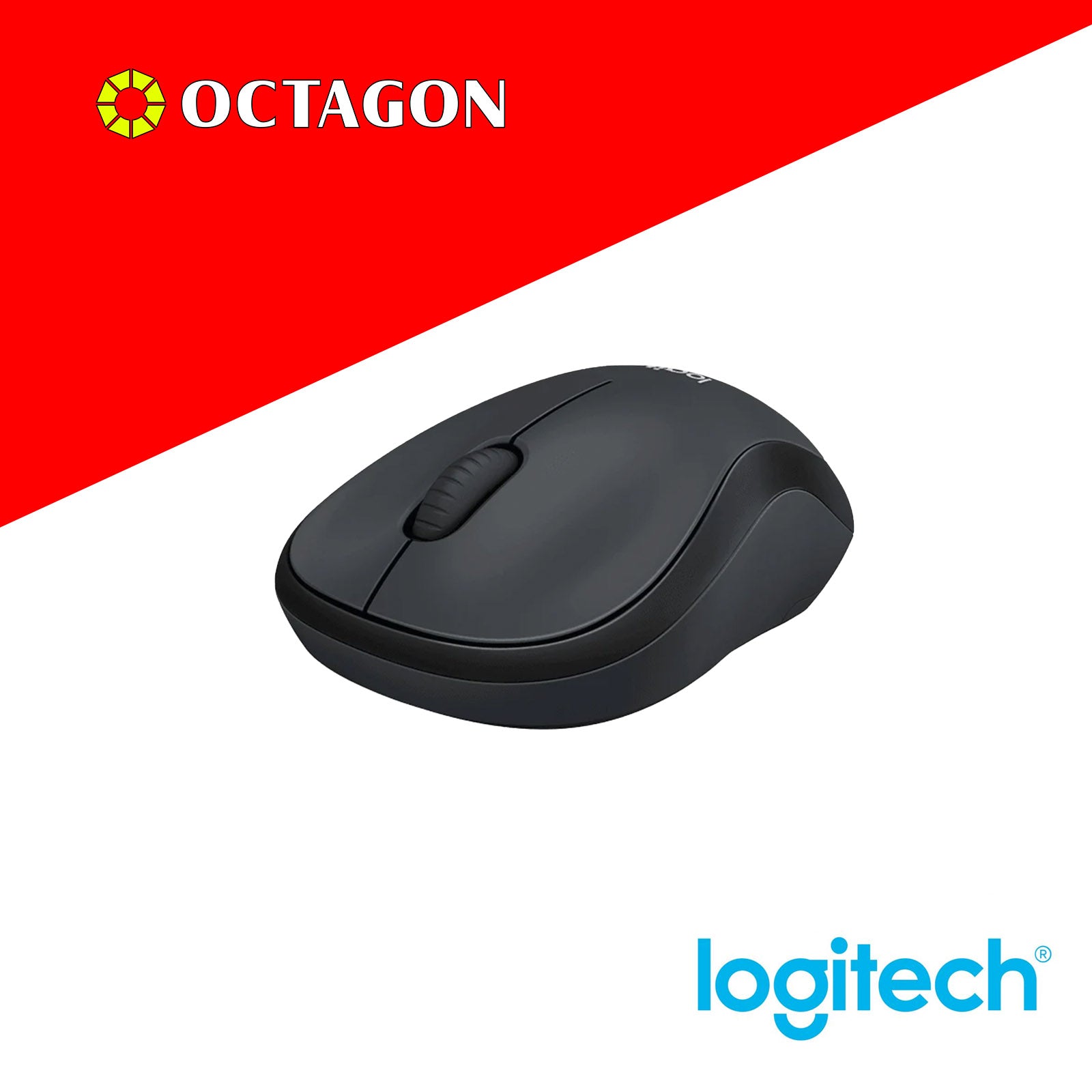 LOGITECH M221 SILENT GREY CHARCOAL WL MOUSE