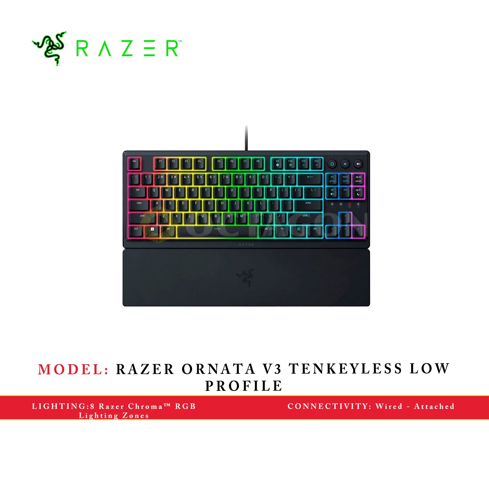 RAZER ORNATA V3 TENKEYLESS LOW PROFILE KEYBOARD