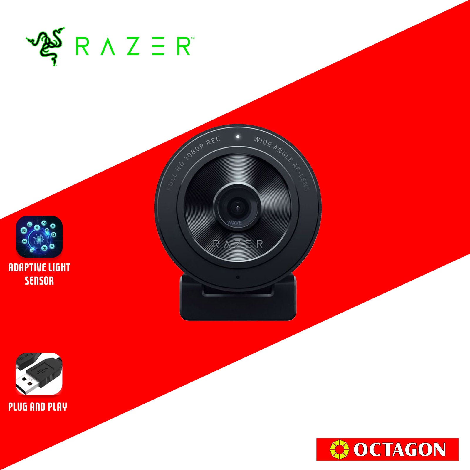 RAZER KIYO X USB BROADCASTING WEB CAM