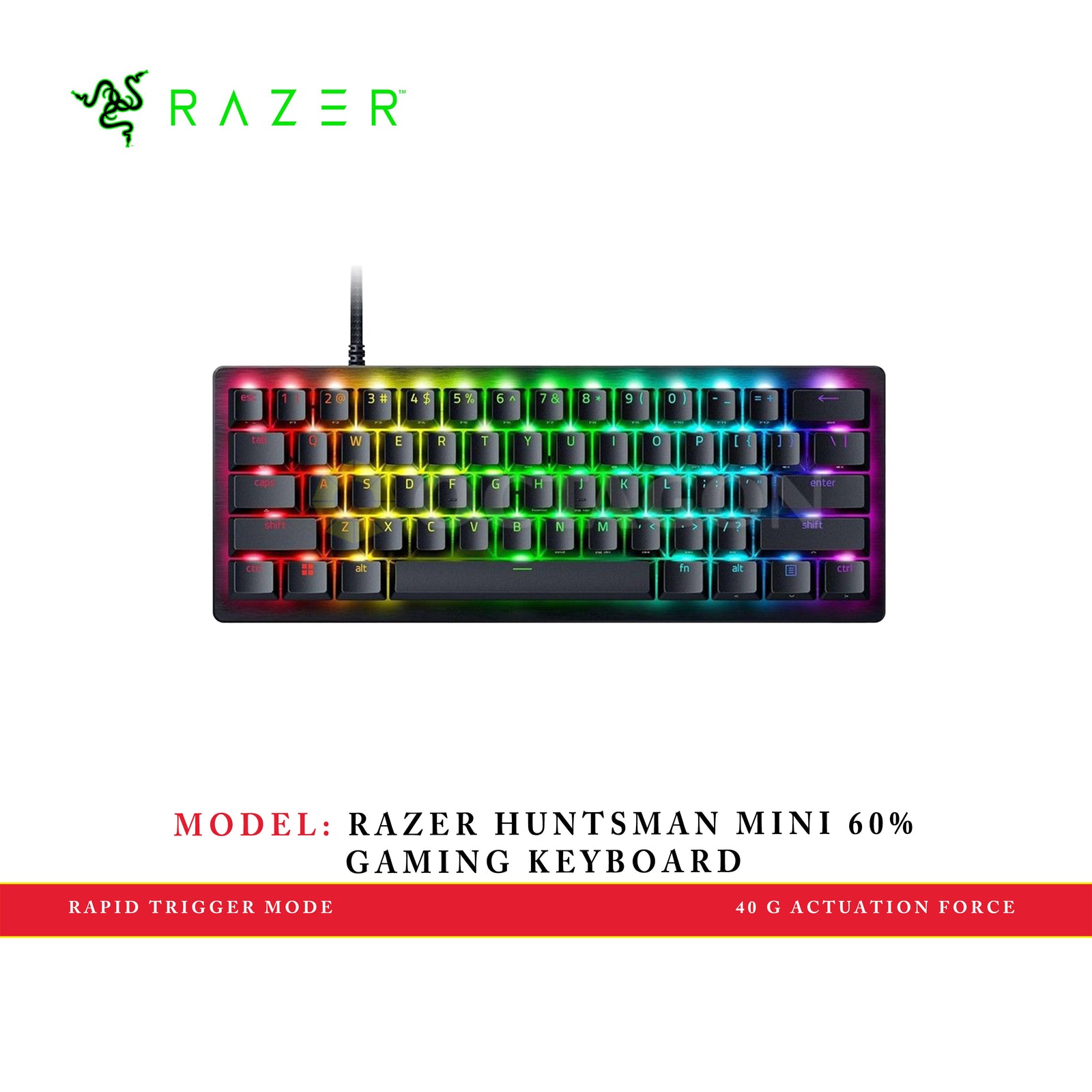 RAZER HUNTSMAN MINI 60% GAMING KEYBOARD