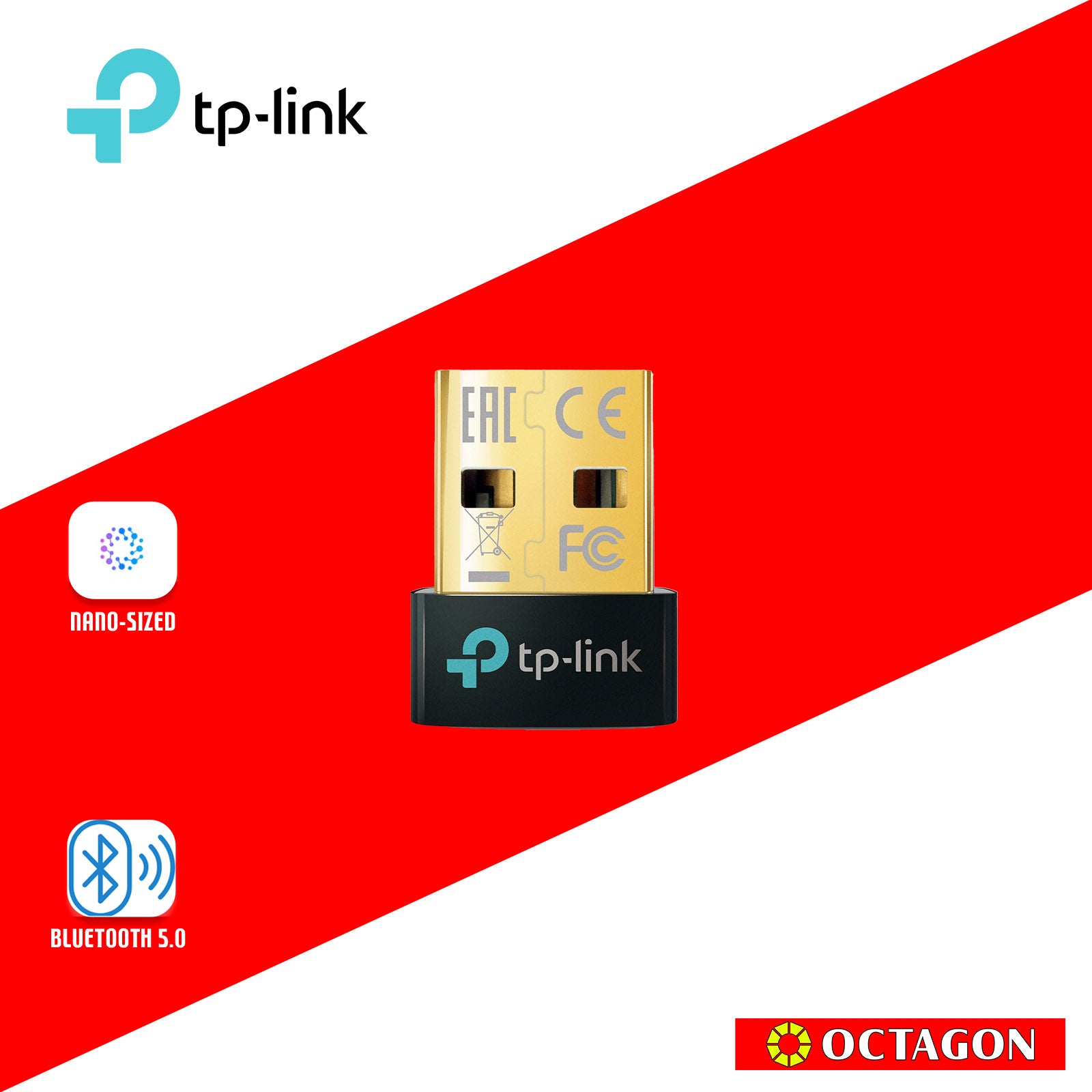 TPLINK UB500 NANO USB BLUETOOTH 5.0 ADAPTER/ BLUETOOTH RECEIVER