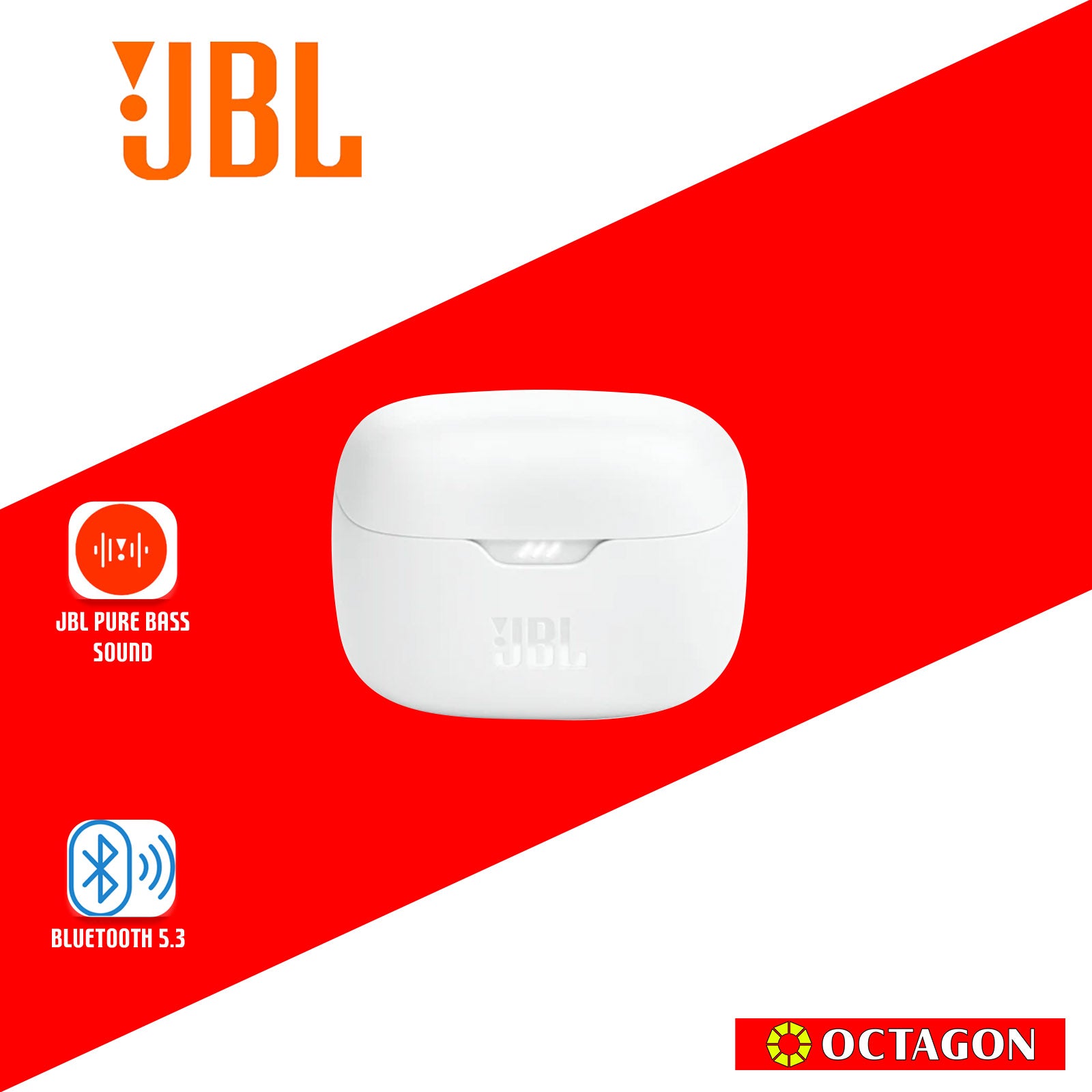 JBL TUNE BUDS WHITE TWS EARBUDS NOISE