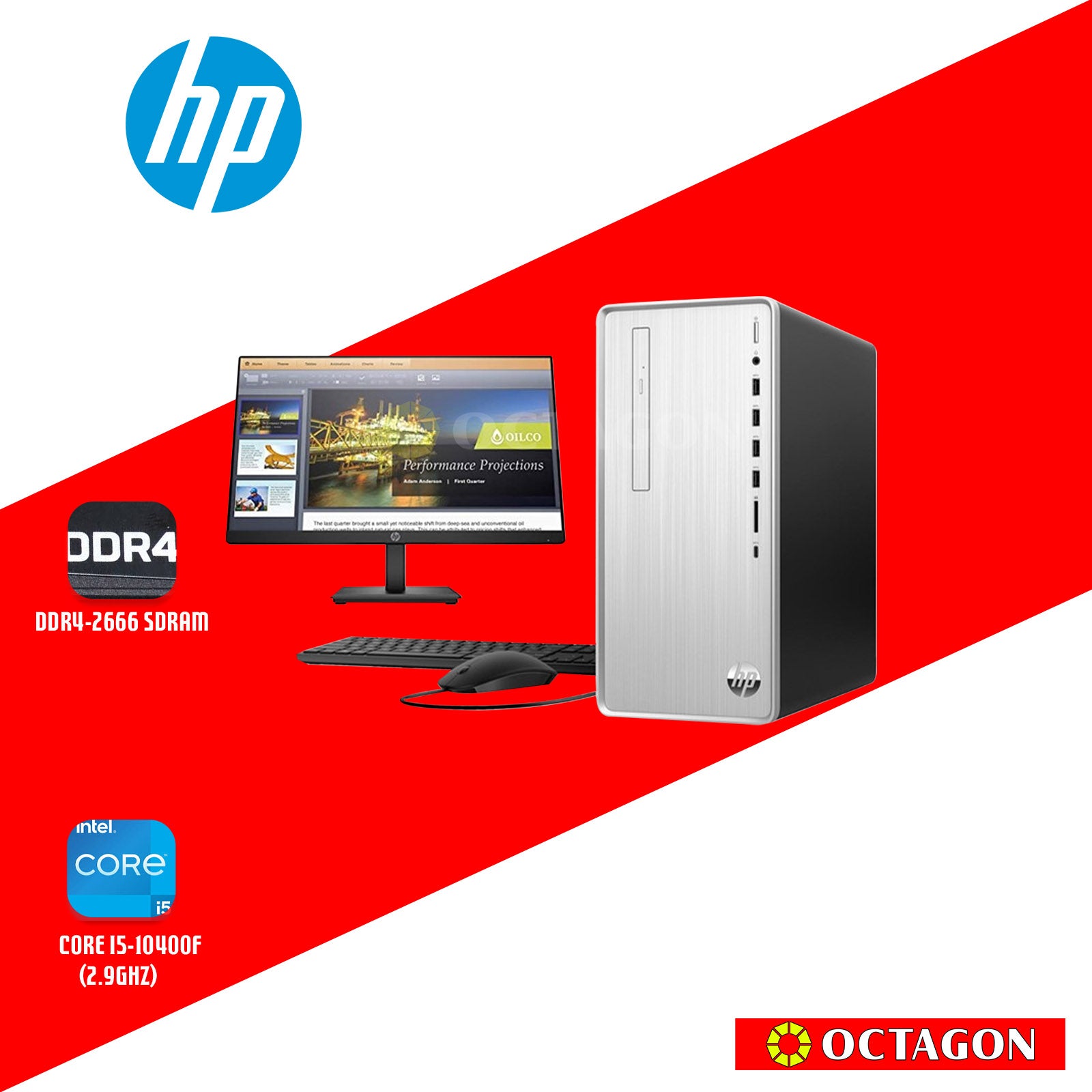 HP PAV DT TP01-1127D/ CORE I5-10400F