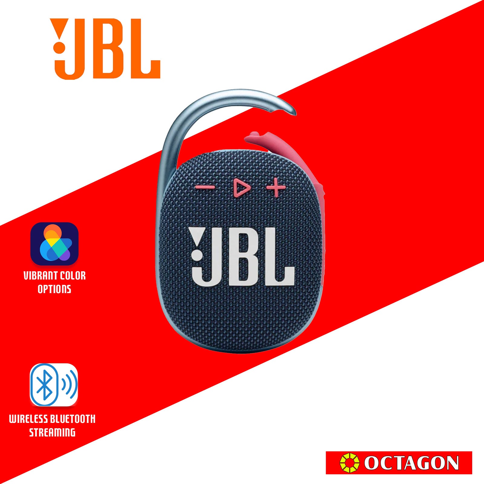 JBL CLIP 4 BLUE-PINK BT SPEAKER ULTRA