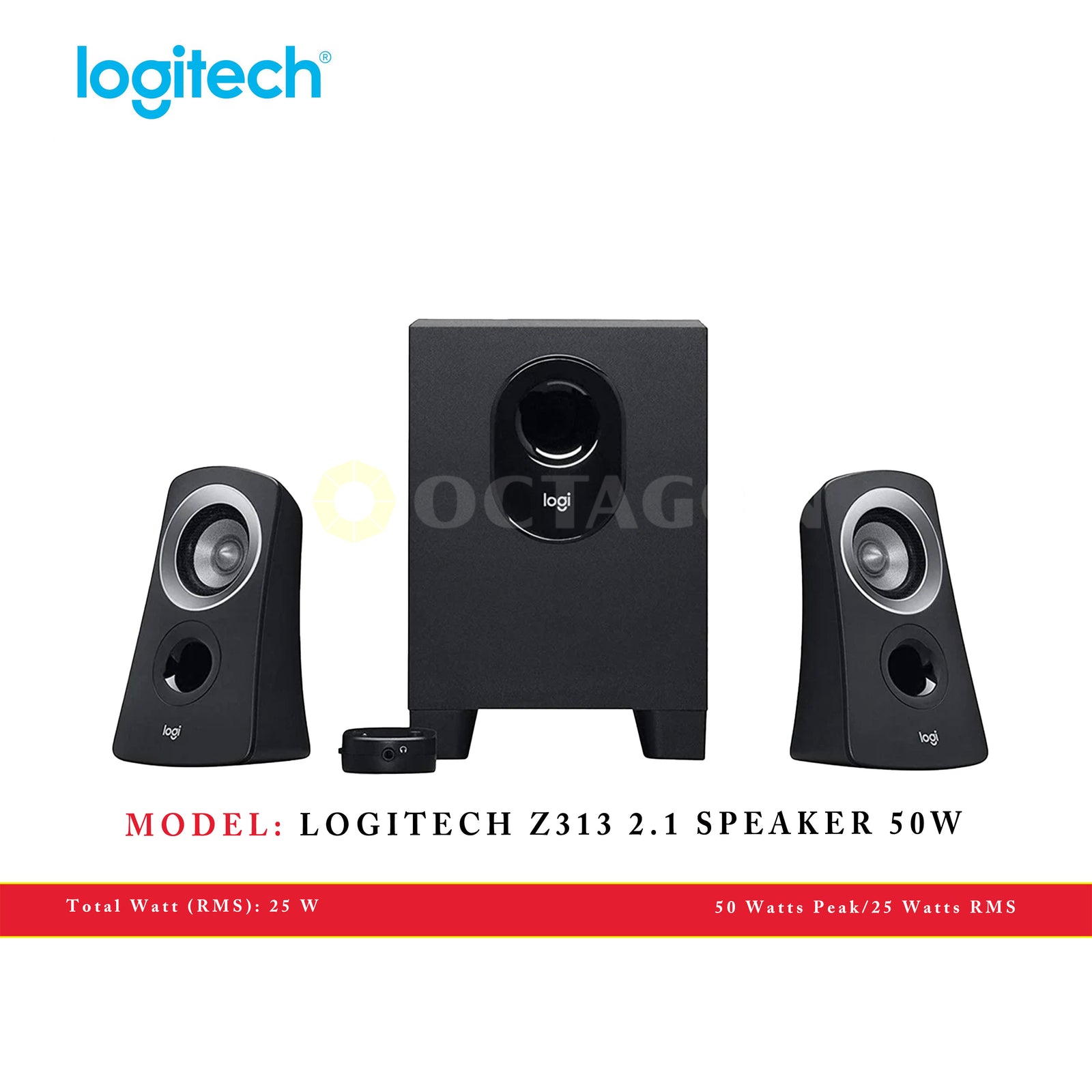 LOGITECH Z313 2.1 SPEAKER 50W