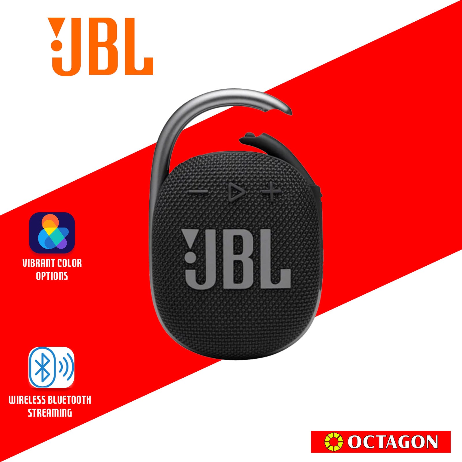 JBL CLIP 4 BLACK BT SPEAKER ULTRA