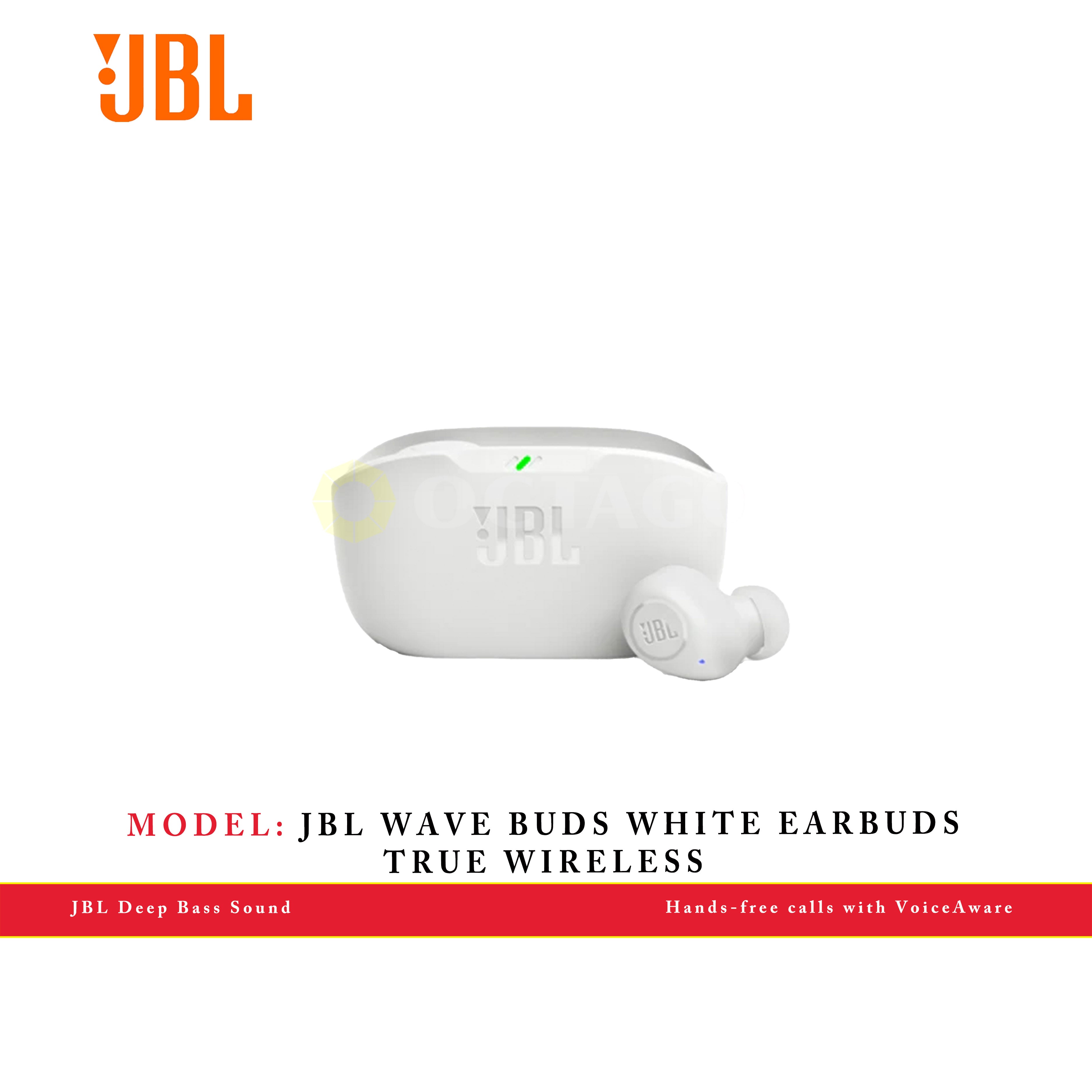 JBL WAVE BUDS WHITE EARBUDS TRUE WIRELESS