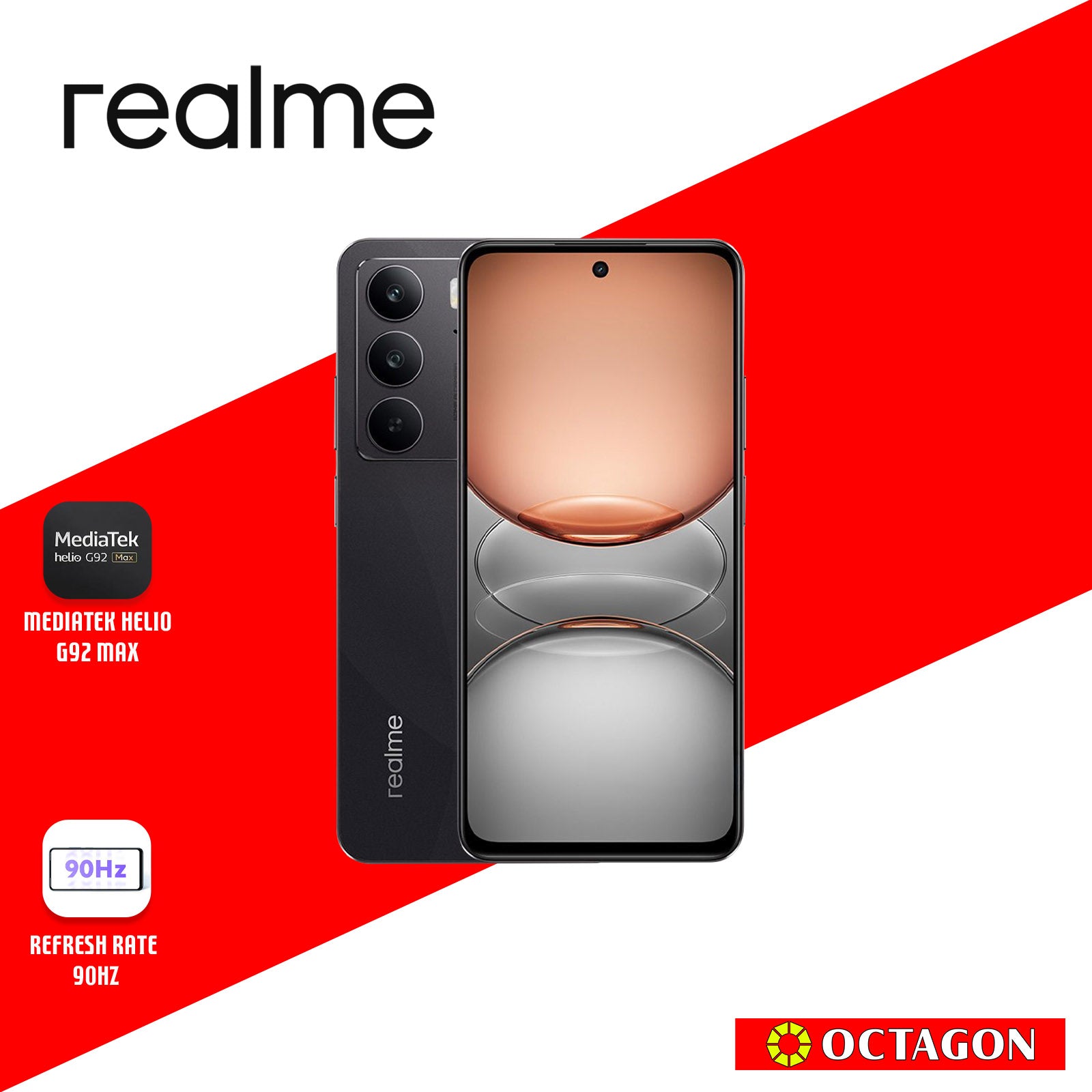 REAL ME C75 8GB 128GB STORM BLACK