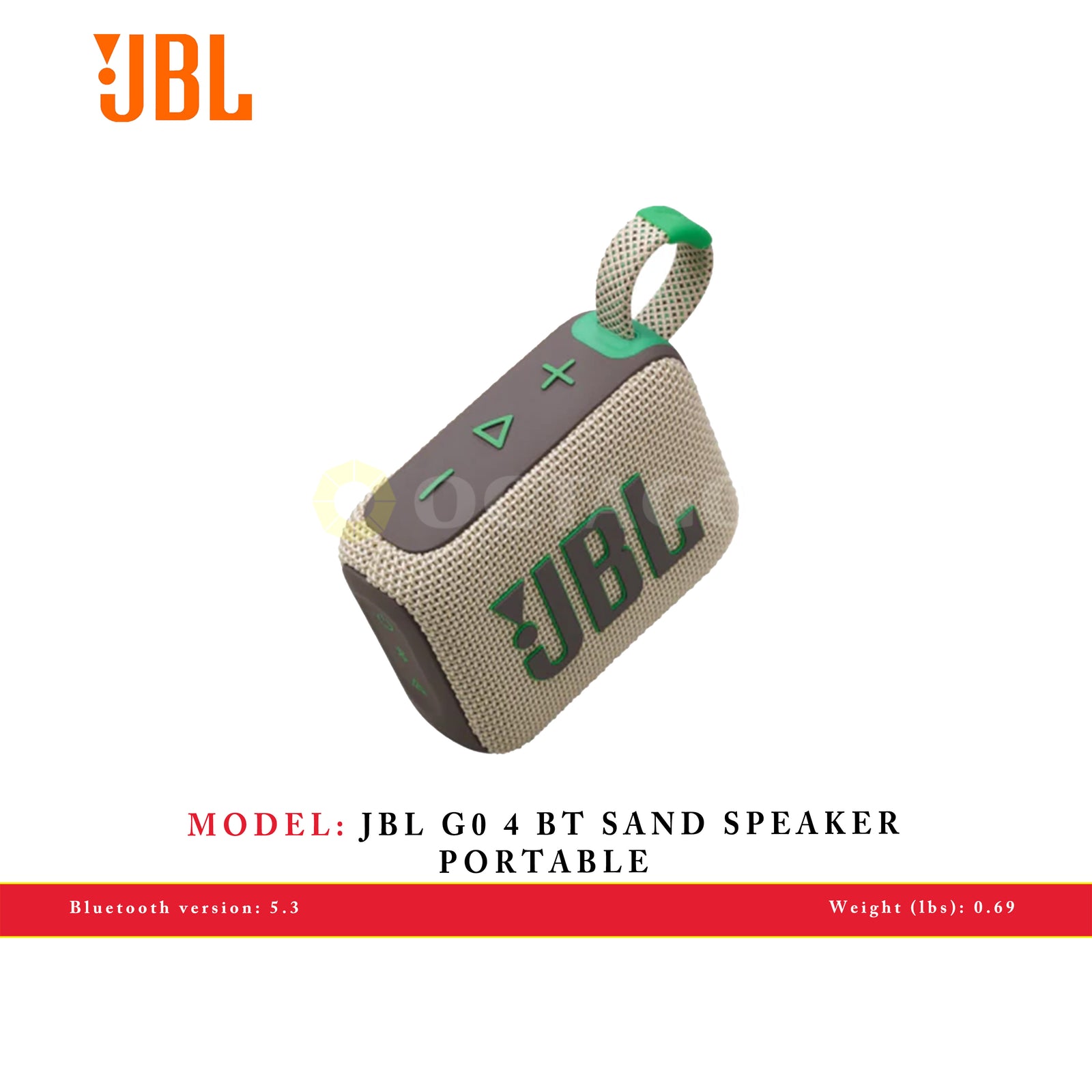 JBL G0 4 BT SAND SPEAKER PORTABLE