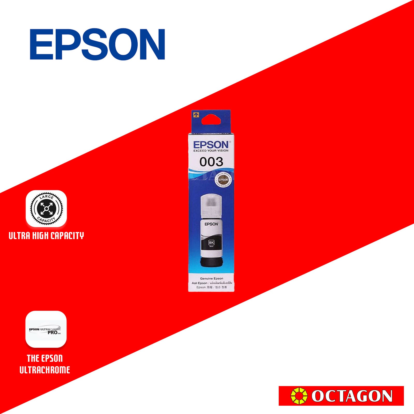 EPSON T00V100 (003) BLACK INK BOTTLE