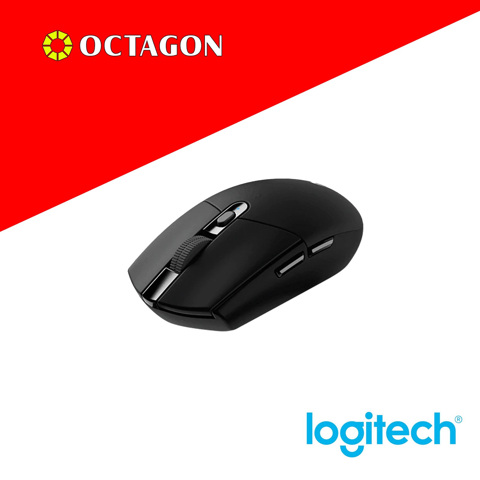 LOGITECH G304 BLACK WIRELESS GAMING MOUSE