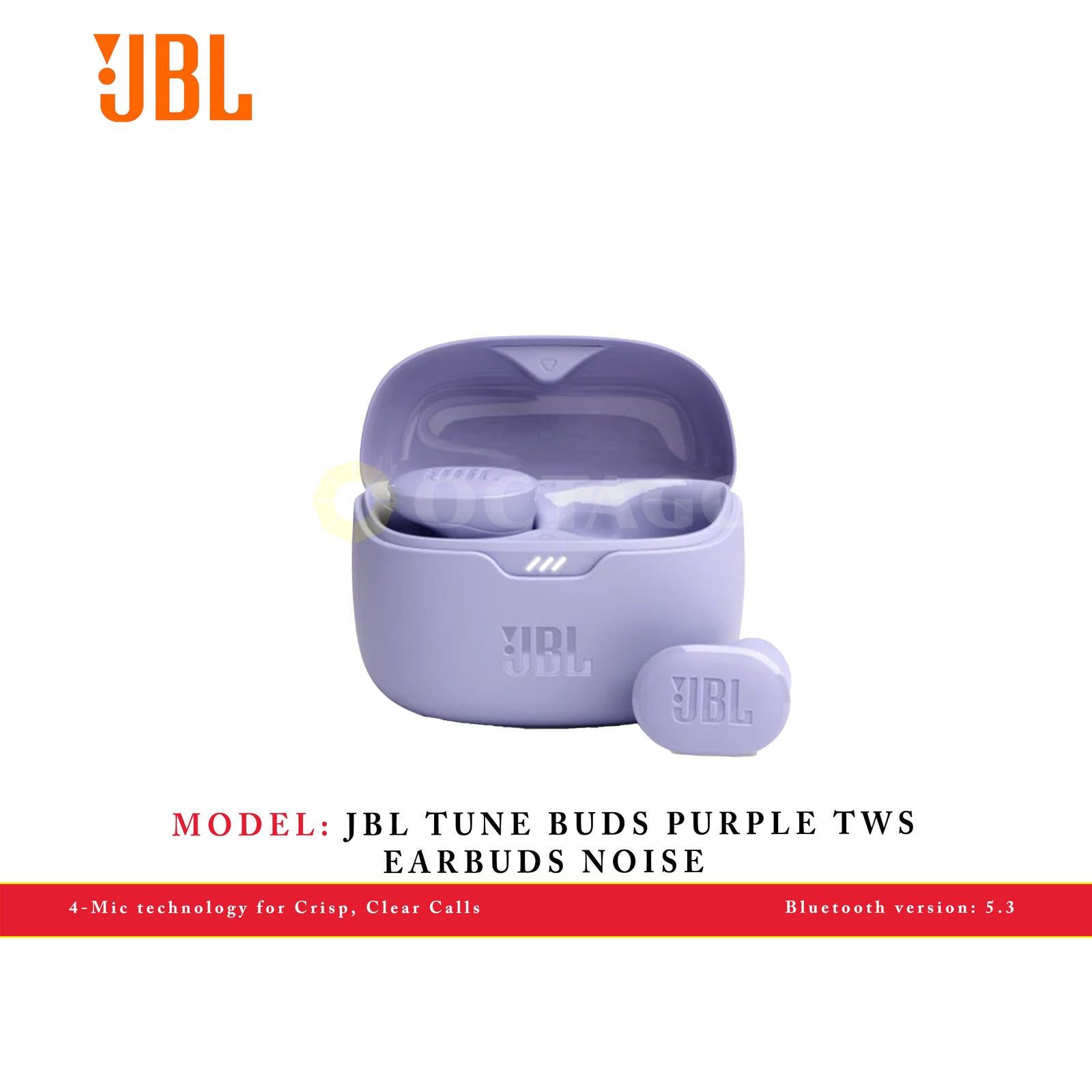 JBL TUNE BUDS PURPLE TWS EARBUDS NOISE