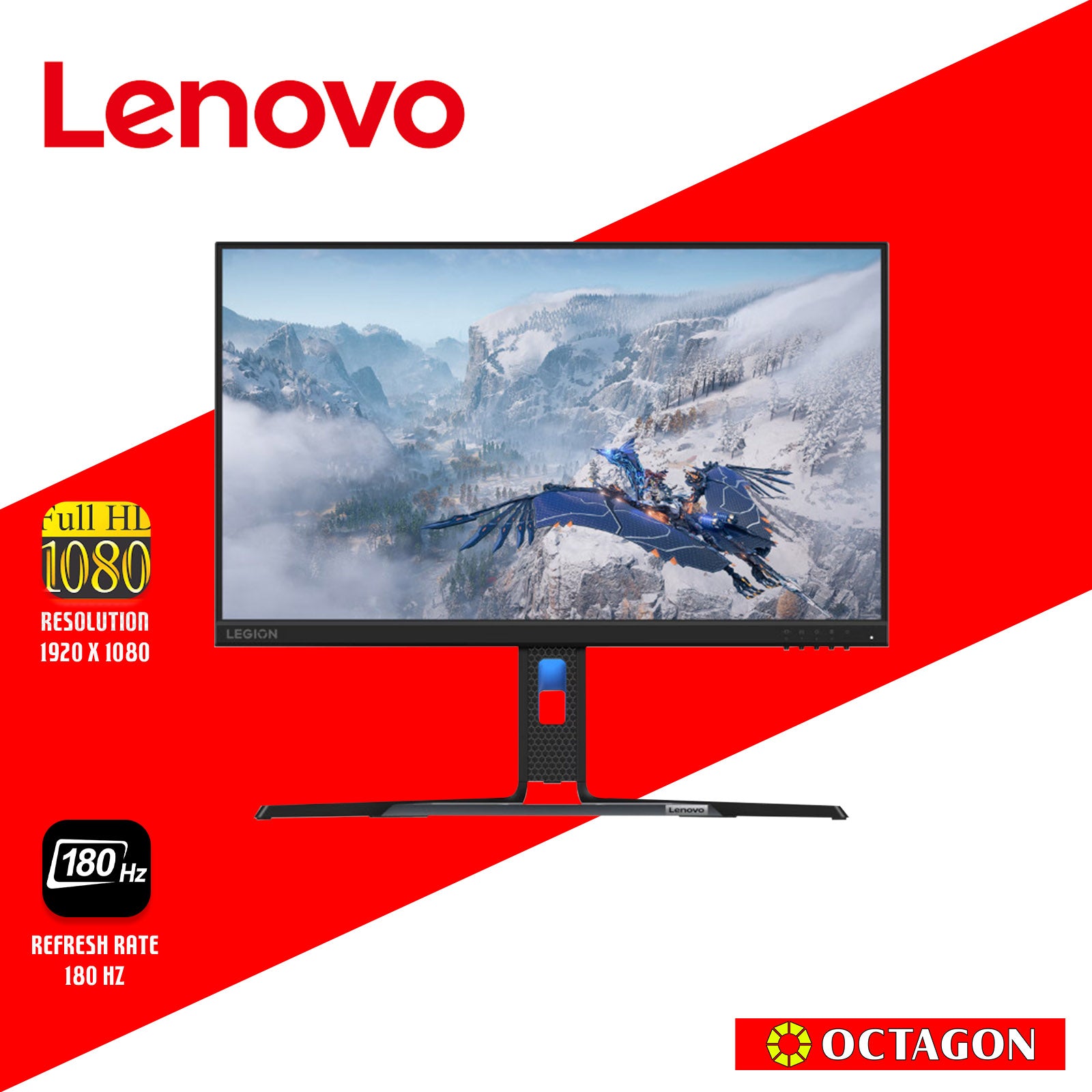 LENOVO LEGION R24E 23.8" FHD IPS 180HZ