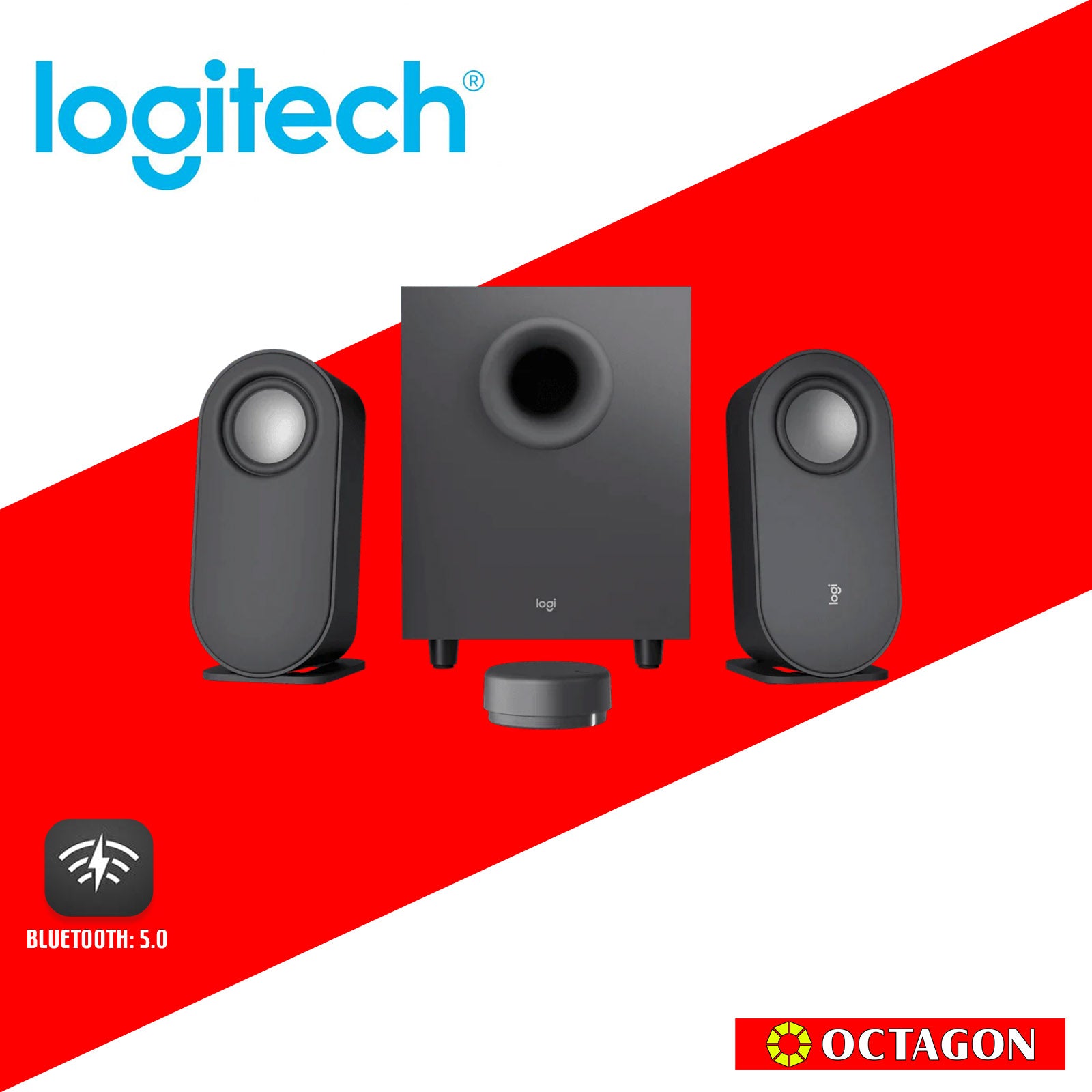 LOGITECH Z407 80W BLUETOOTH 2.1 SPEAKERS