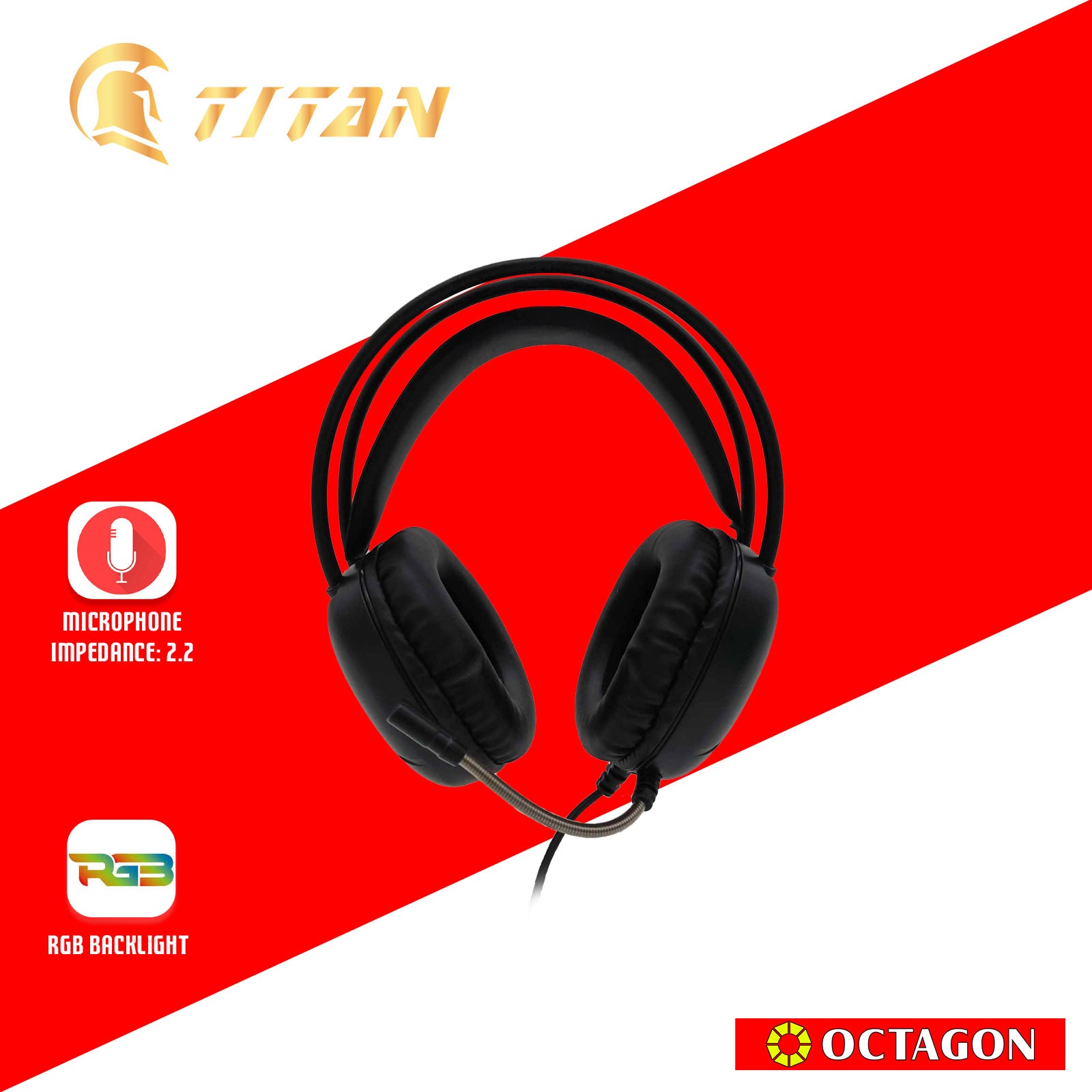 TITAN HP410 USB 2.0 LUMINOUS GAMING HEADSET