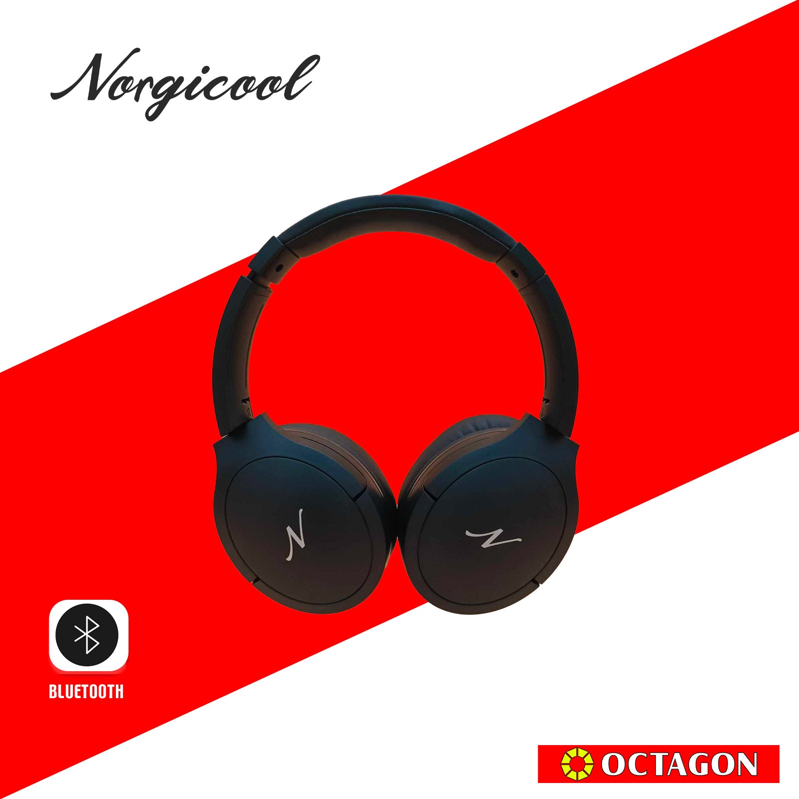 NORGICOOL H165-BK ANC HEADSET BLUETOOTH V5.2 FOLDABLE