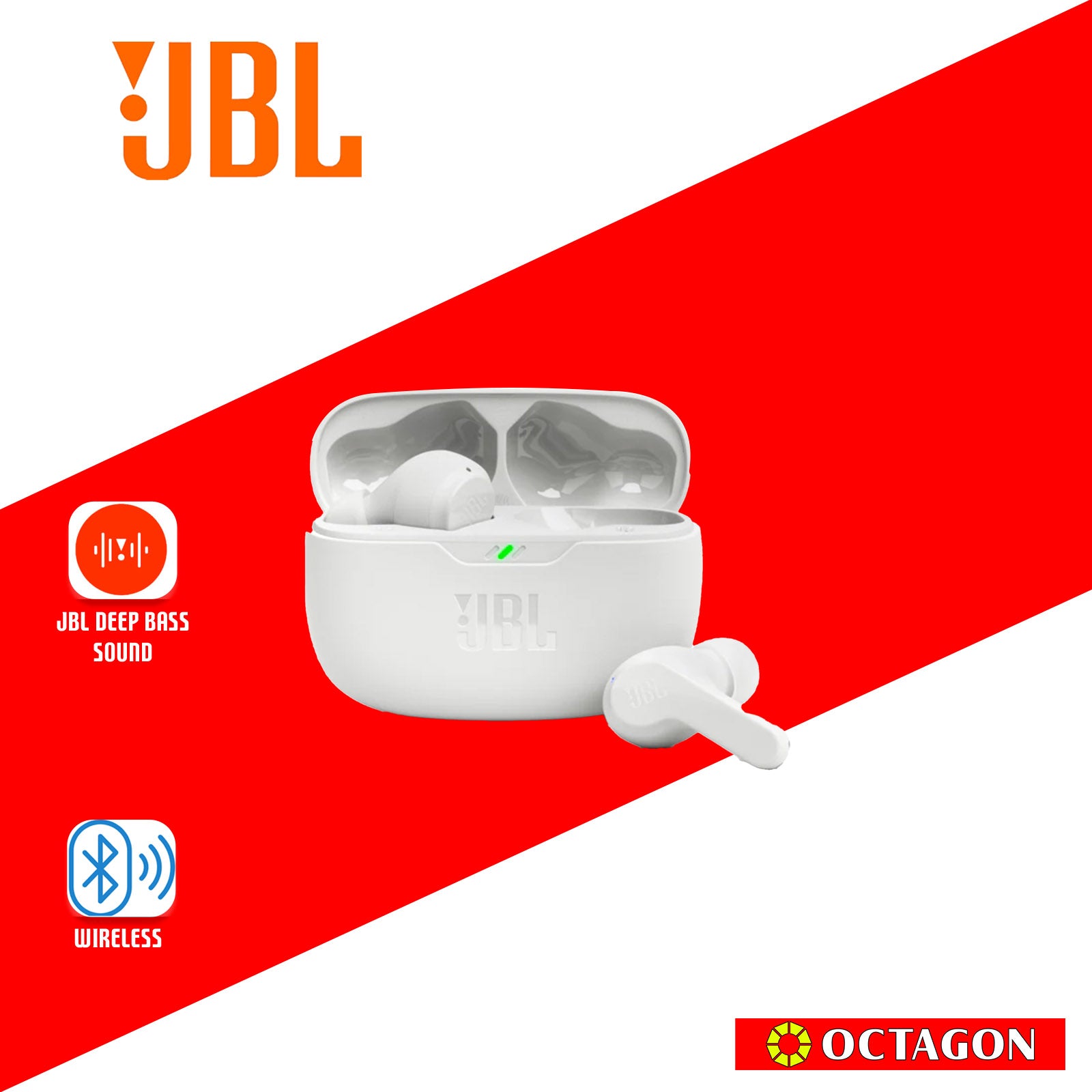 JBL WAVE BEAM WH EARBUDS TRUE WIRELESS