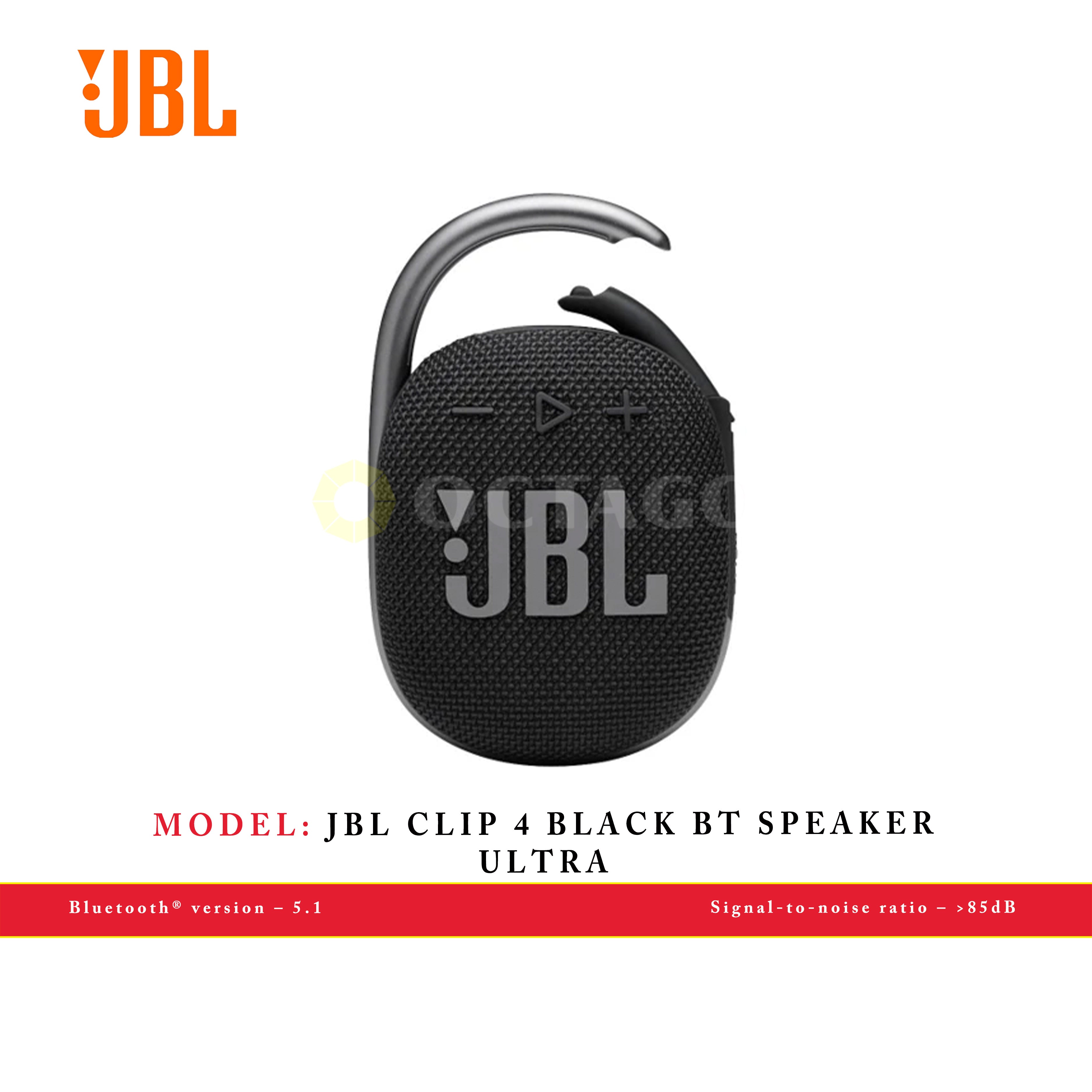 JBL CLIP 4 BLACK BT SPEAKER ULTRA