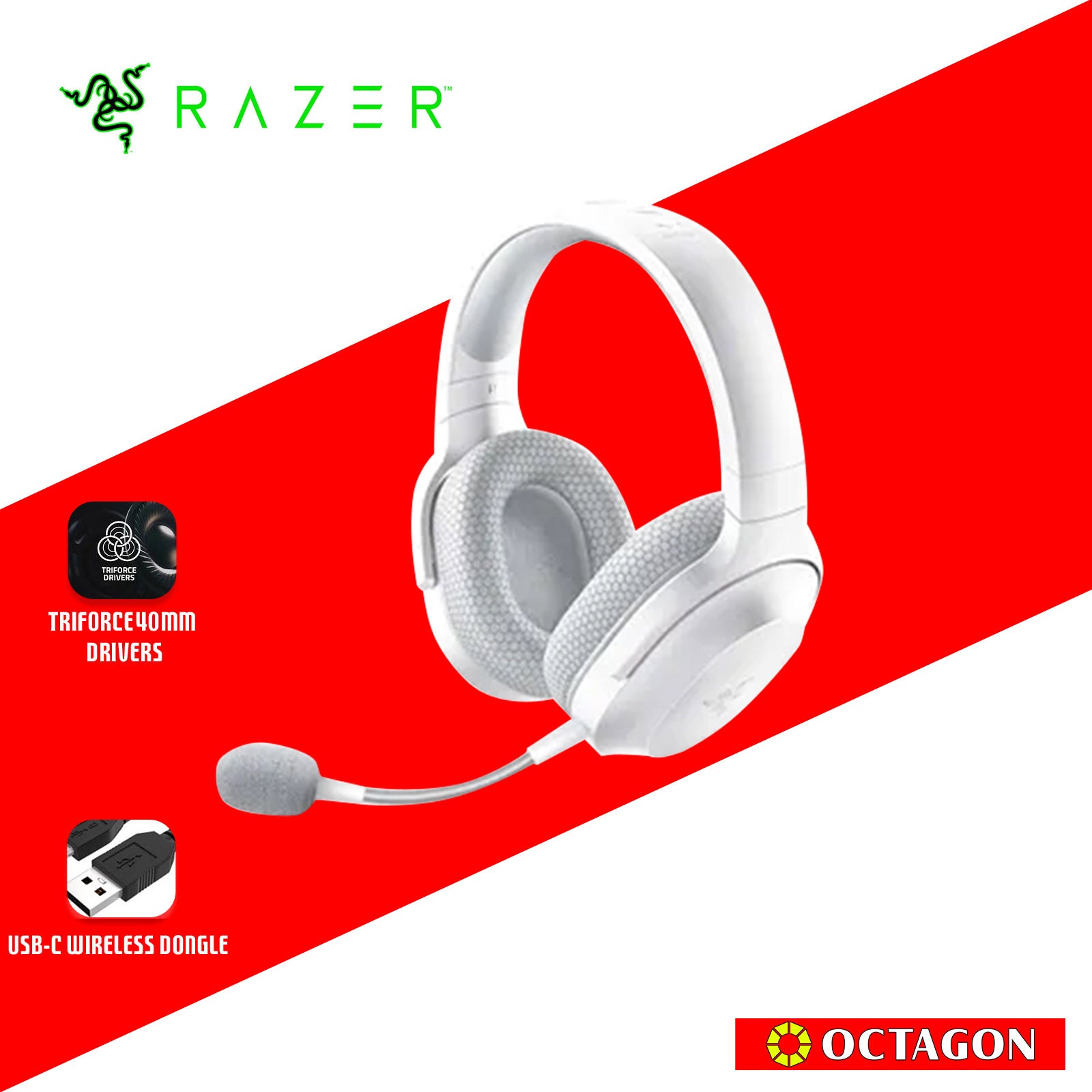 RAZER BARRACUDA X 2022 MERCURY WHITE