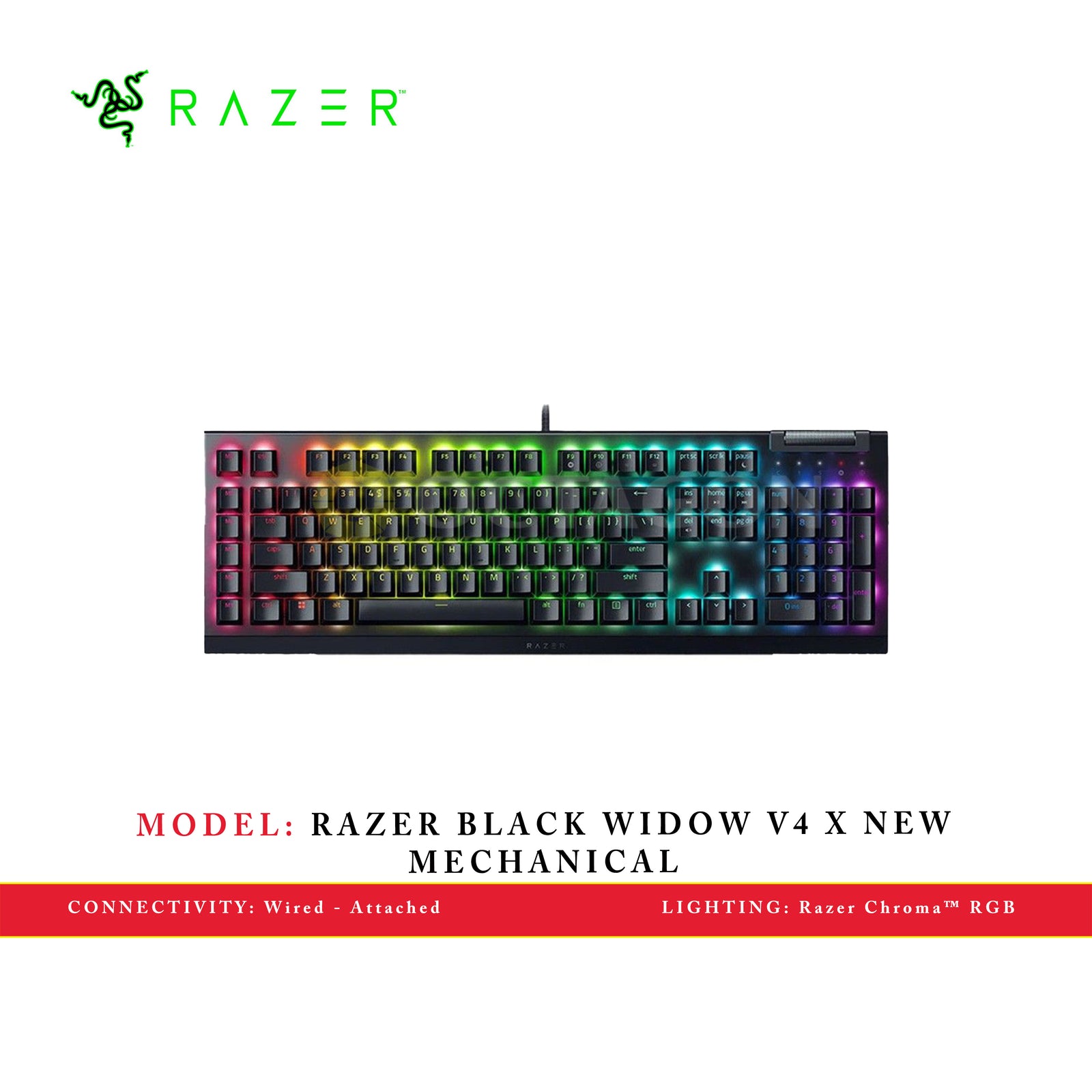 RAZER BLACK WIDOW V4 X NEW MECHANICAL