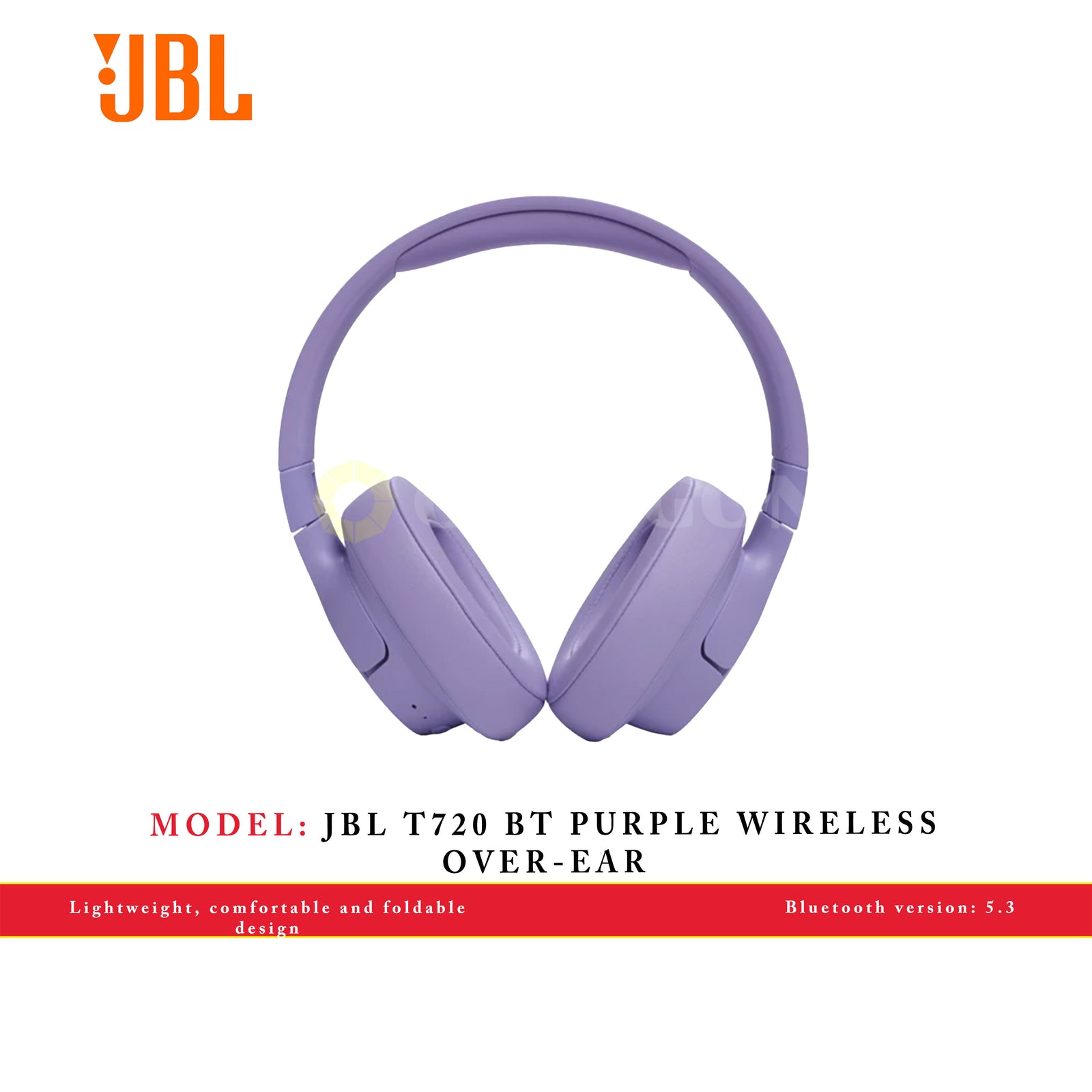 JBL T720 BT PURPLE WIRELESS OVER-EAR