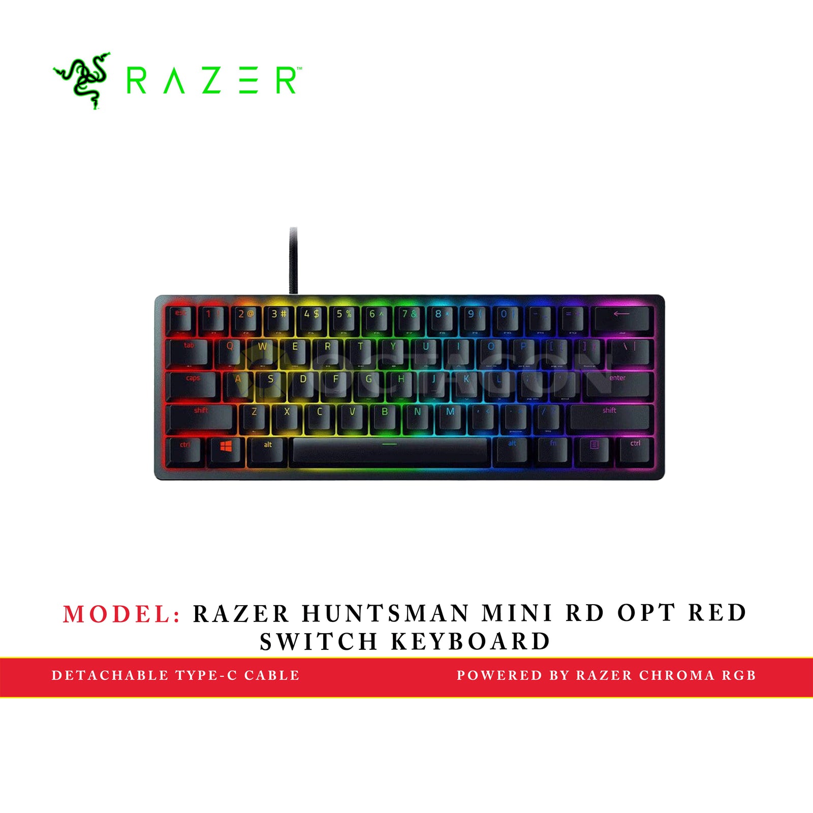 RAZER HUNTSMAN MINI RD OPT RED SWITCH KEYBOARD