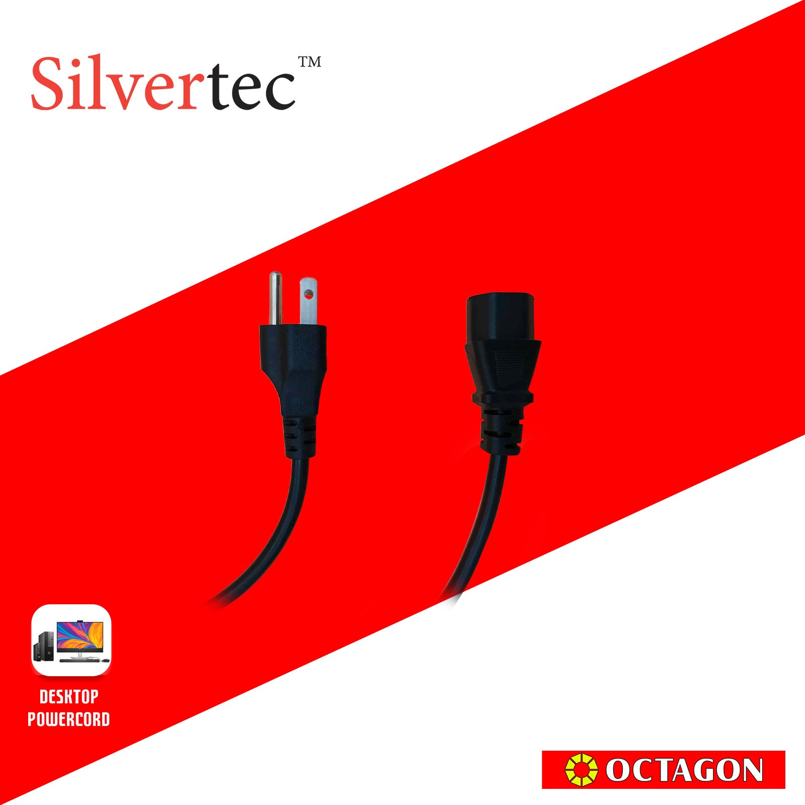 CABLE LINK2.0 FC02-1 DESKTOP POWERCORD (EPC-02) 1.8M BLACK 0.5MM US TYPE