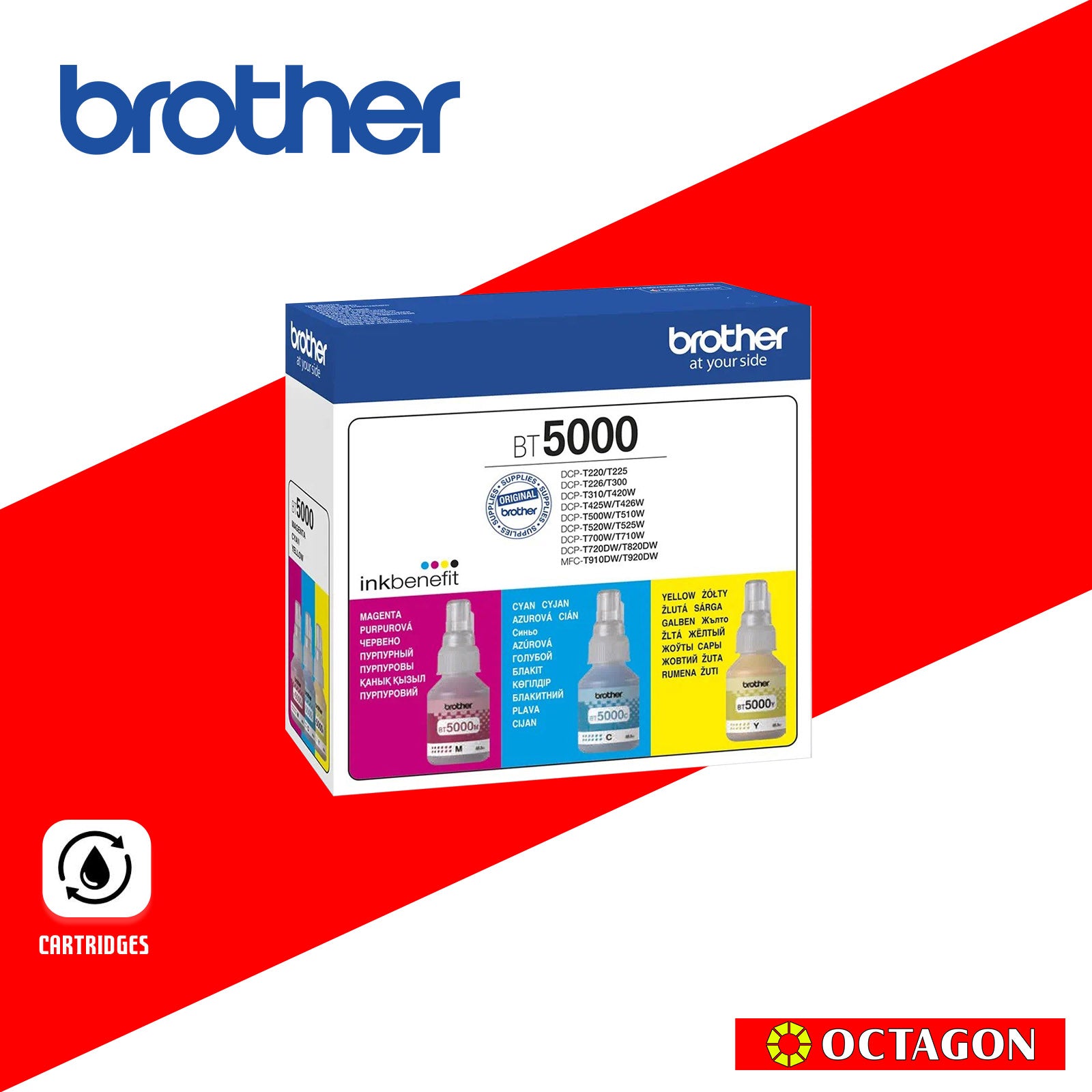 BROTHER BT-5000 COLOR (CMY) PACK