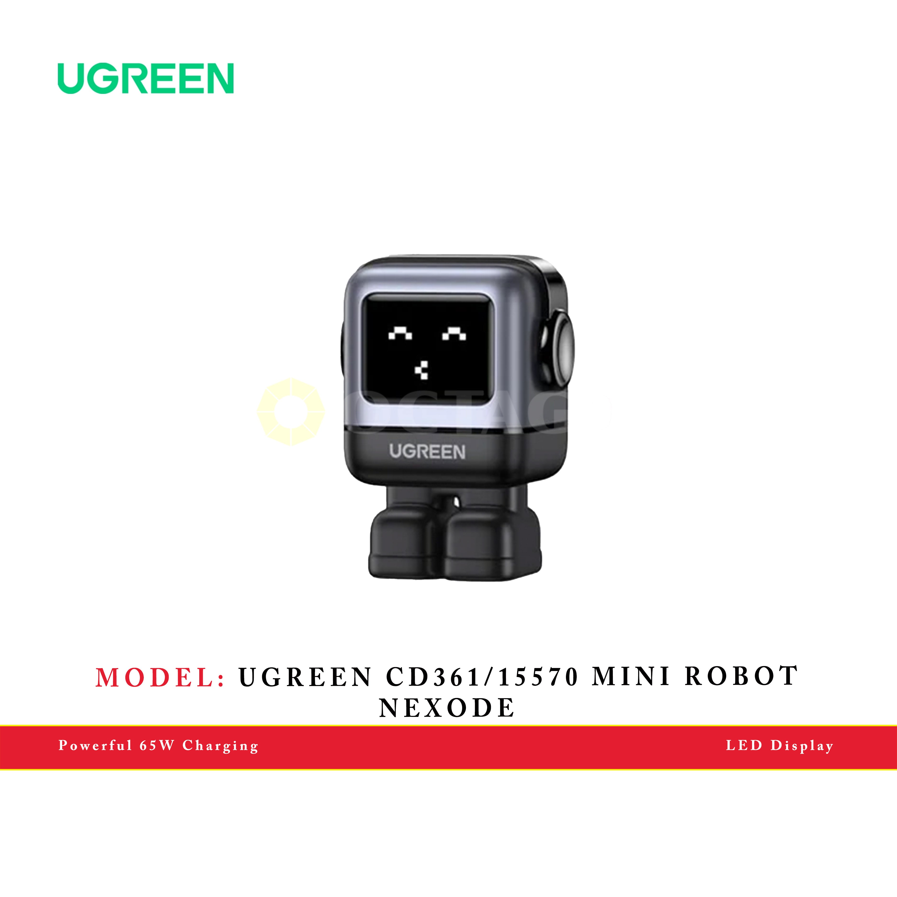 UGREEN CD361/15570 MINI ROBOT NEXODE BK CHARGER