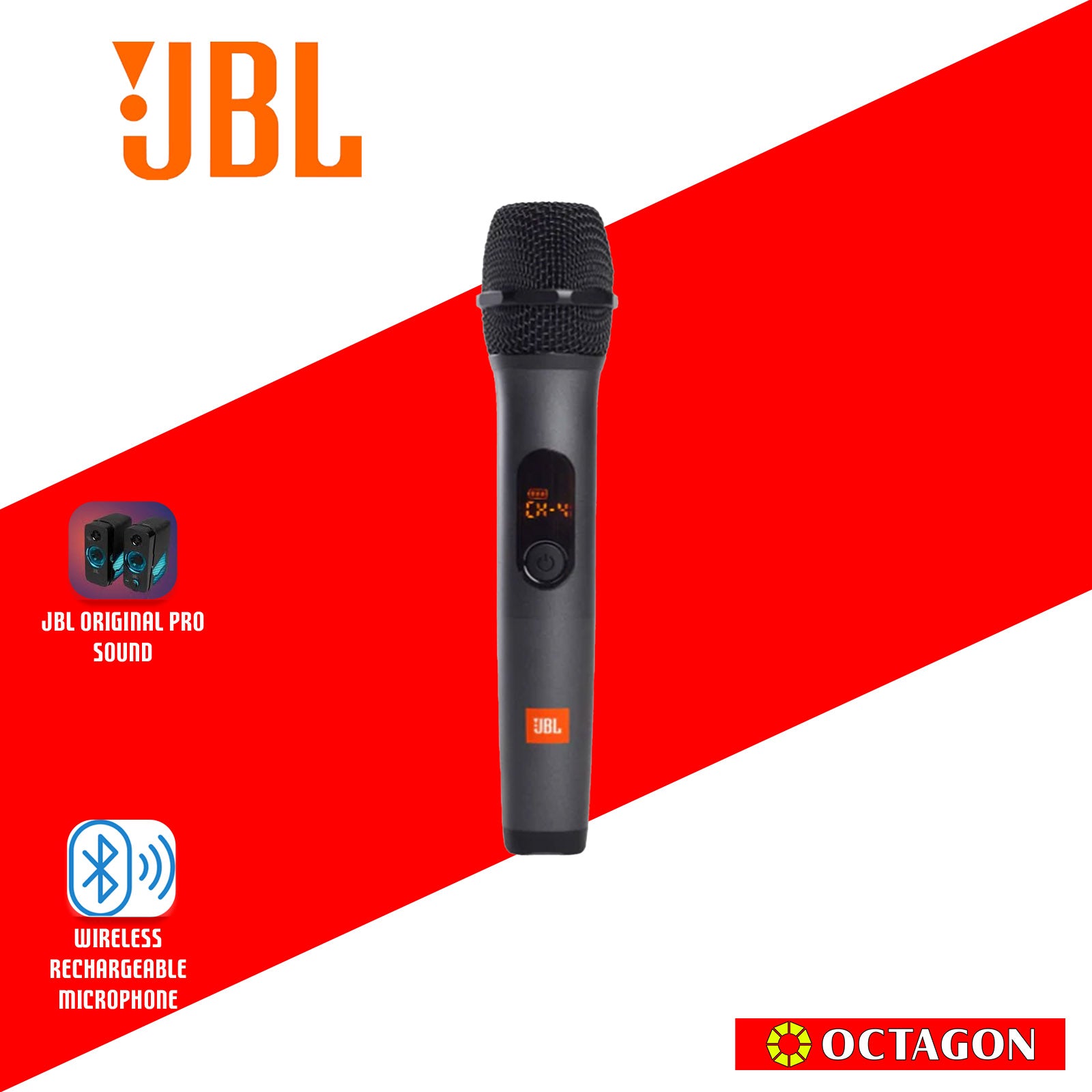 JBL WIRELESS RECHARGEABLE MICROPHONE