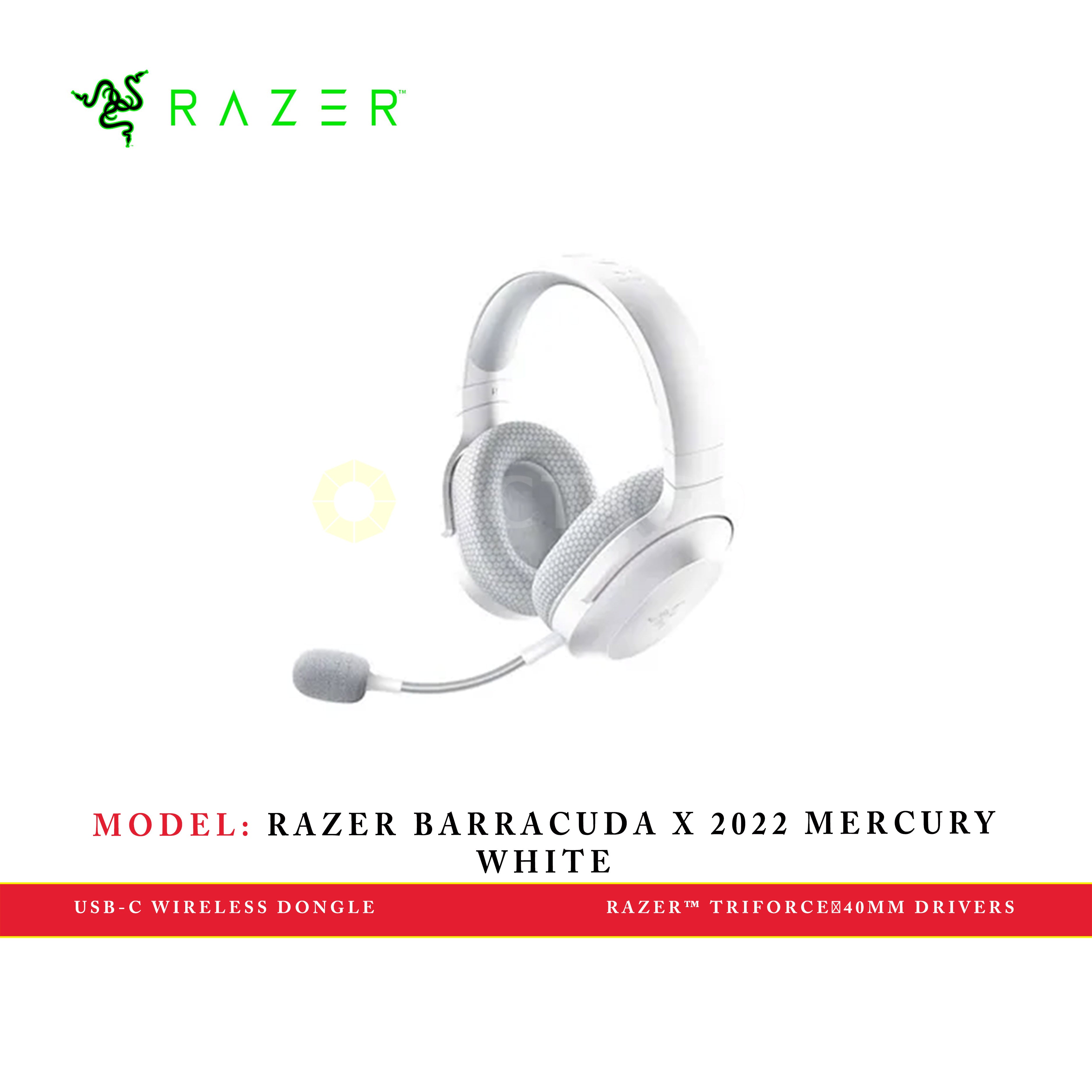 RAZER BARRACUDA X 2022 MERCURY WHITE