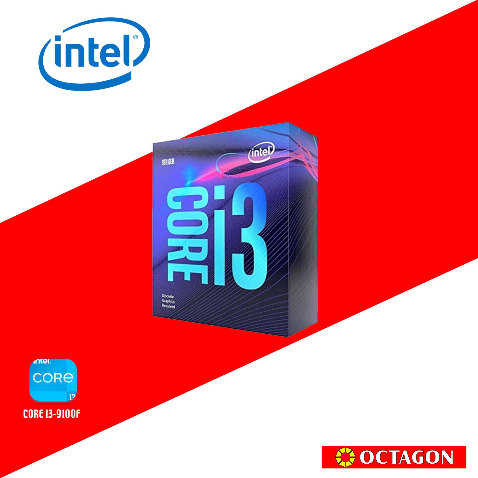 INTEL CORE I3-9100F 3.6GHZ