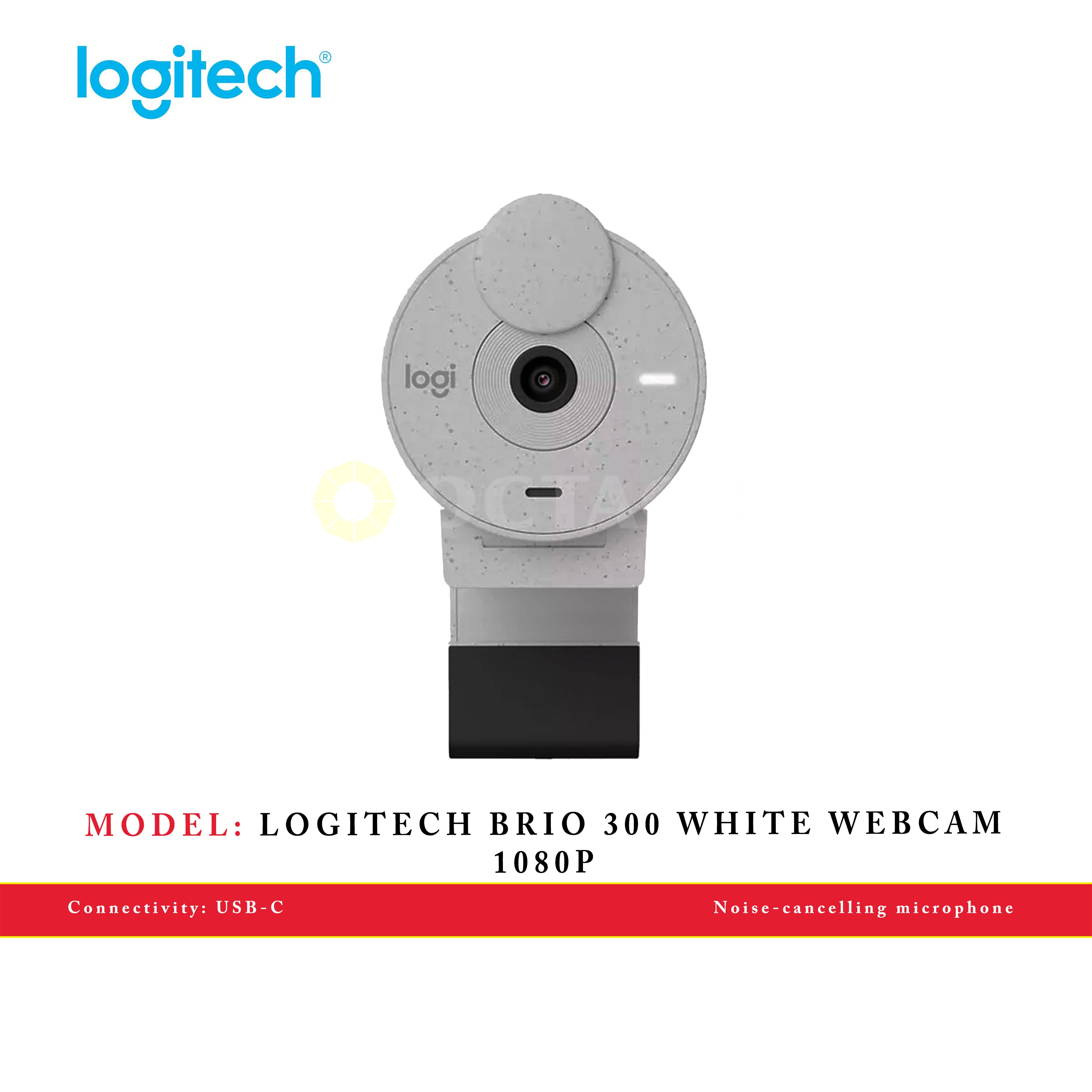 LOGITECH BRIO 300 WHITE WEBCAM 1080P