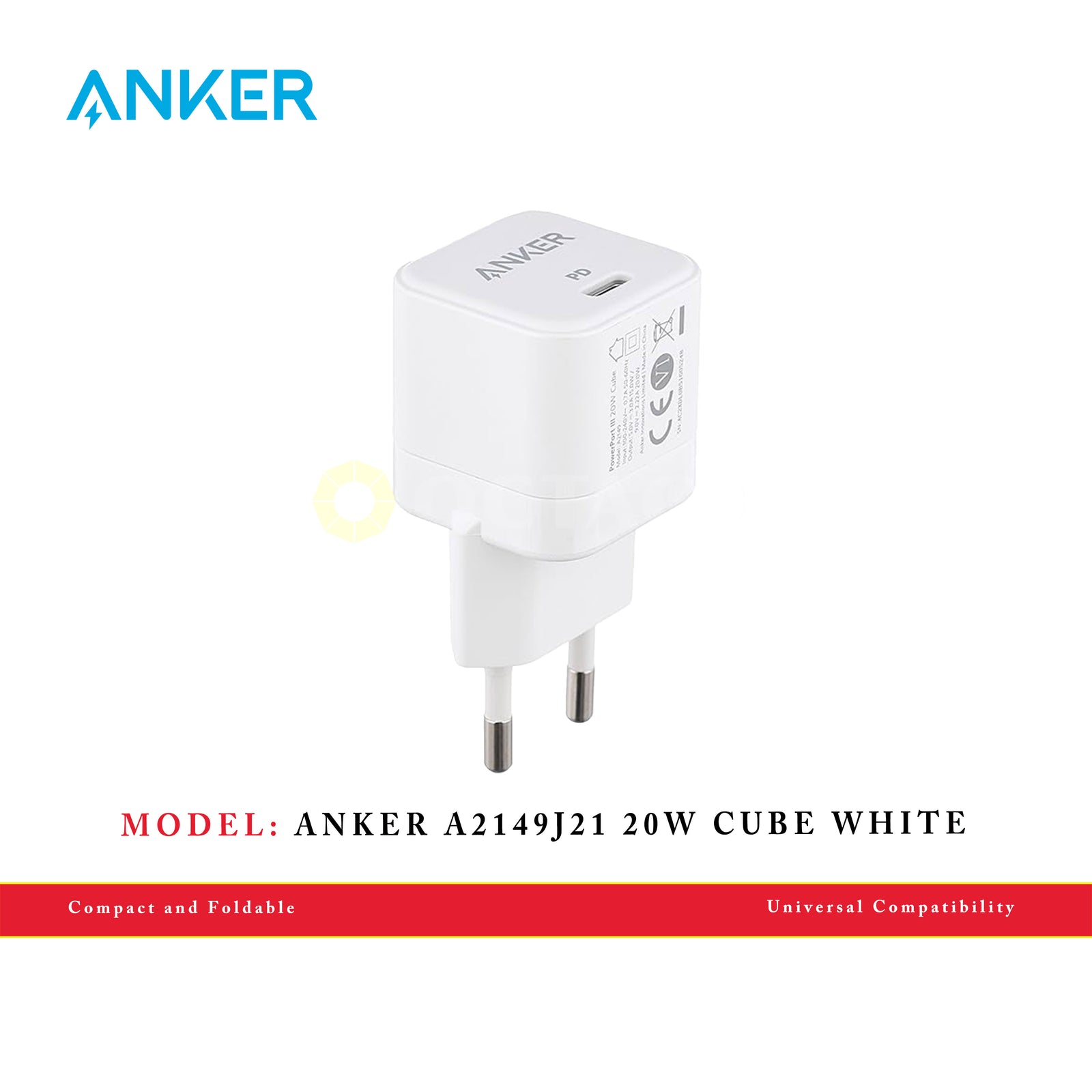 ANKER A2149J21 20W CUBE WHITE