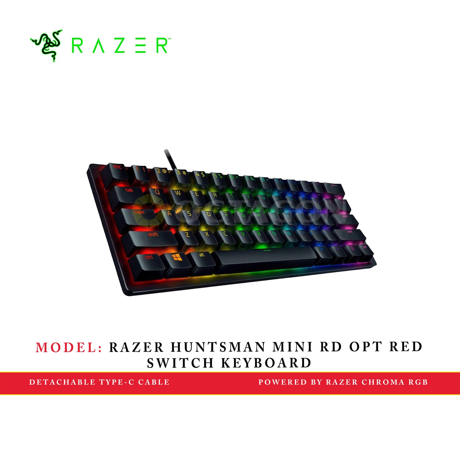 RAZER HUNTSMAN MINI RD OPT RED SWITCH KEYBOARD