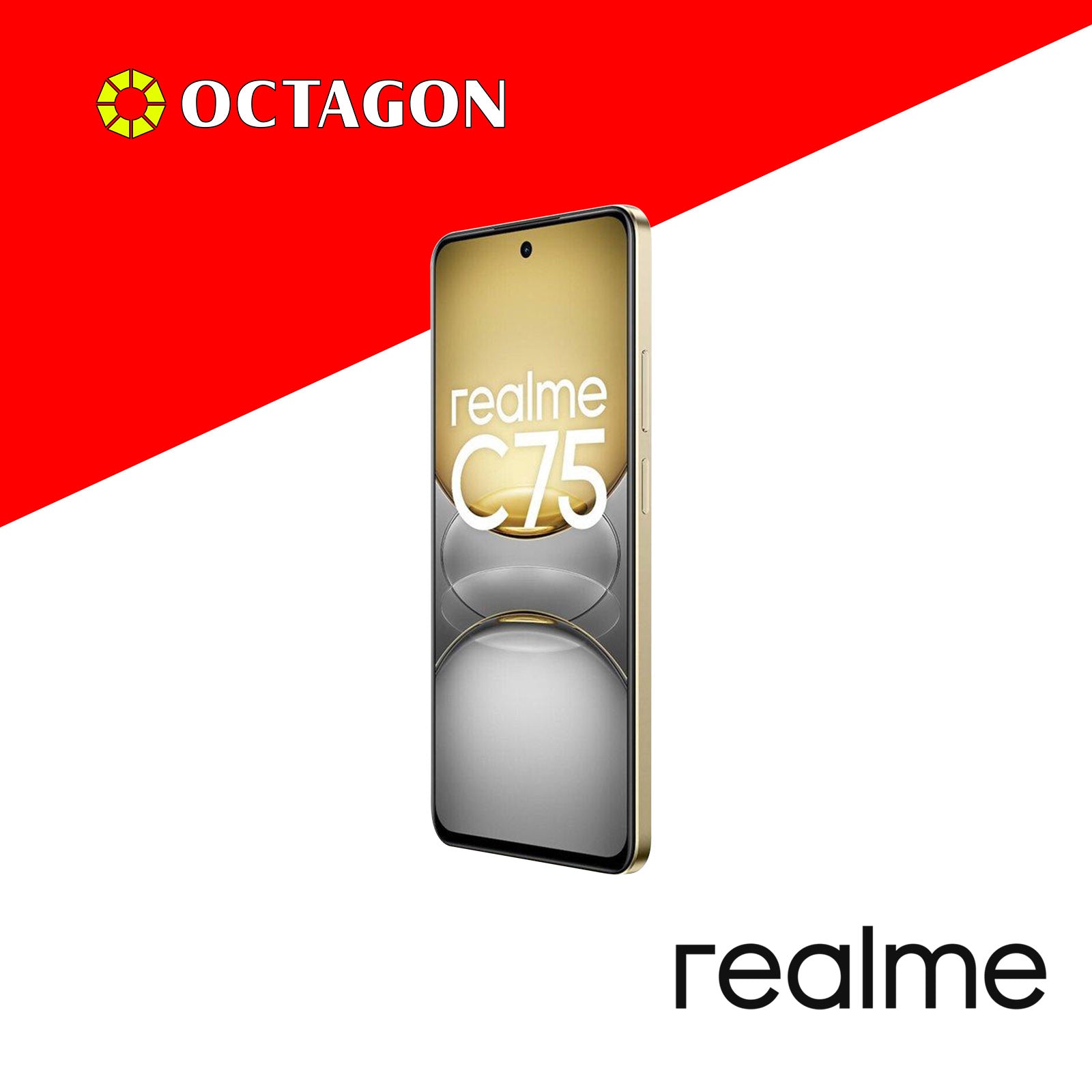 REAL ME C75 8GB 128GB LIGHTNING GOLD